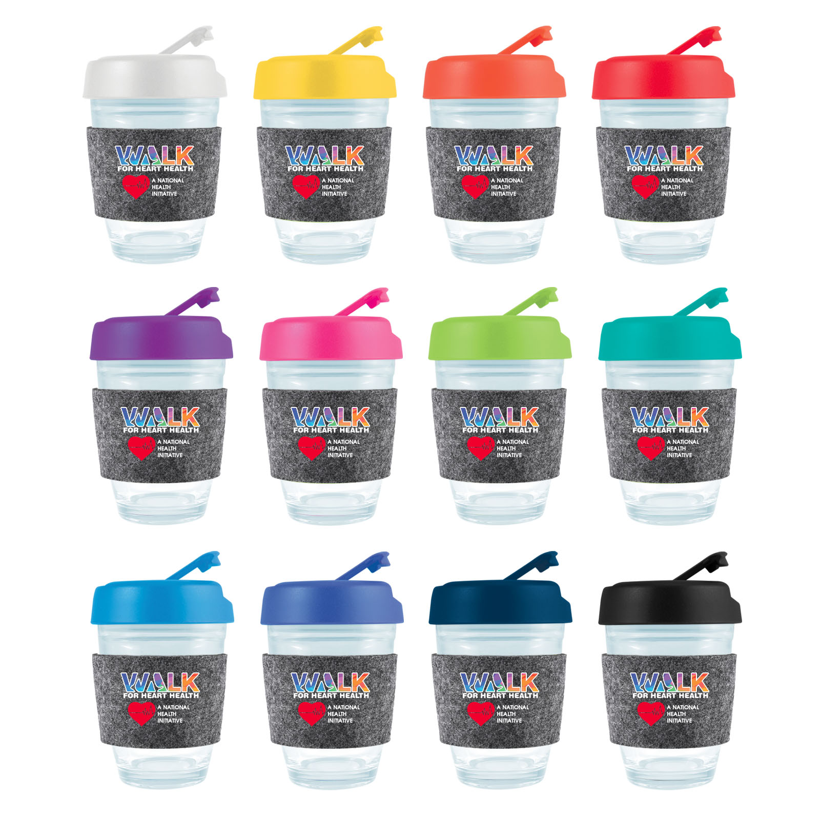 Vienna Coffee Cup / Flip Lid / RPET Band - Image 2