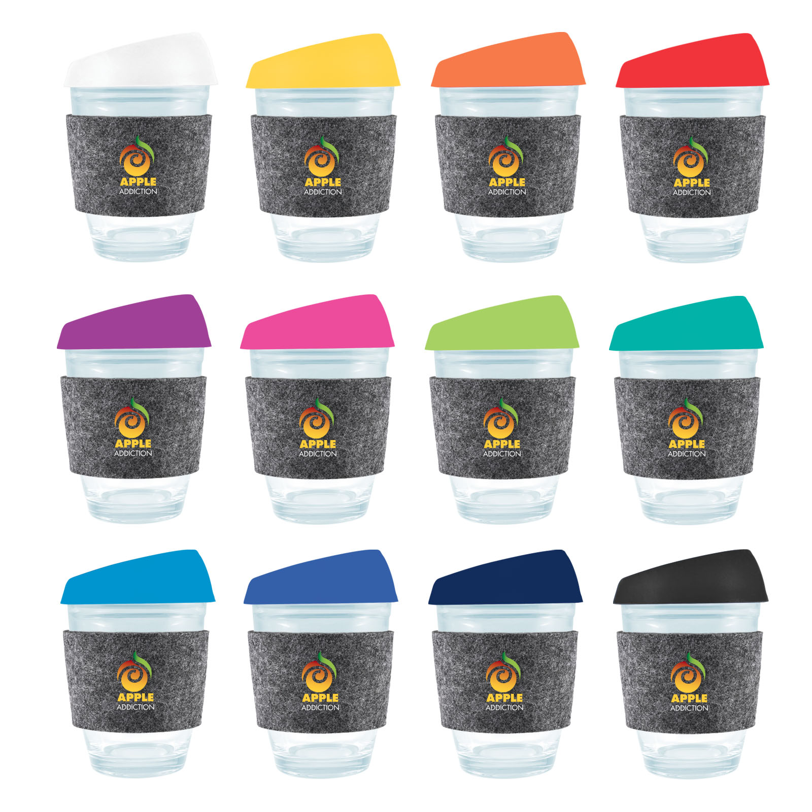 Vienna Coffee Cup / Silicone Lid / RPET Band - Image 2