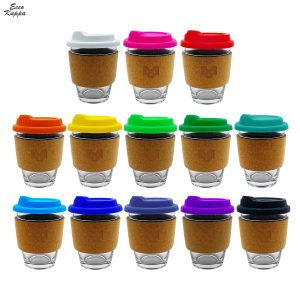 Carlo Glass Coffee Cup – Cork