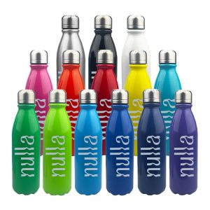 Komo Shiny Aluminium Drink Bottle Single Wall