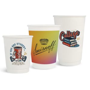 PLA Double Wall Compostable Paper Cups