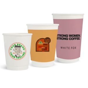 Home Compostable Aqueous Double Wall Paper Cups