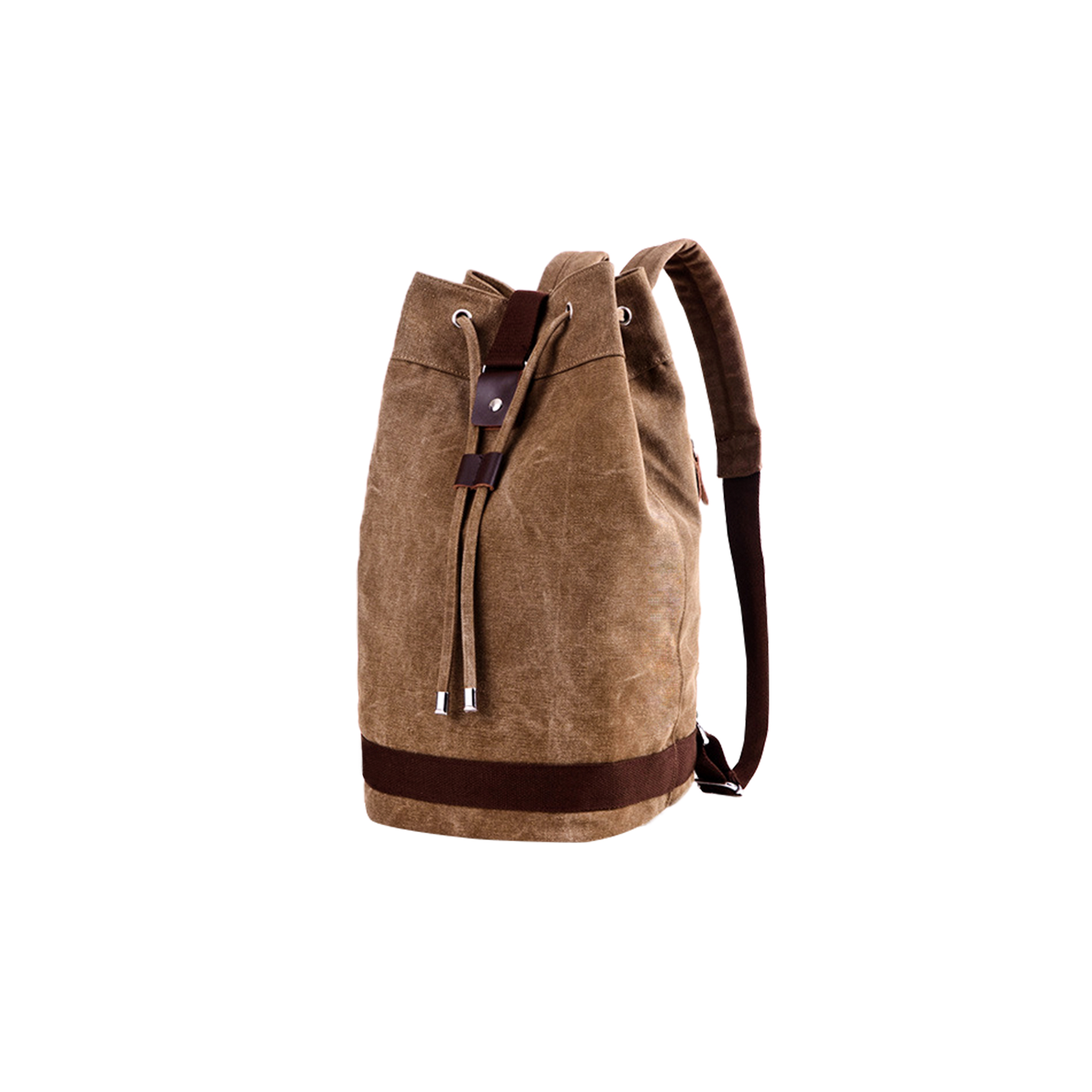 Canvas Bucket Backpack - Image 5