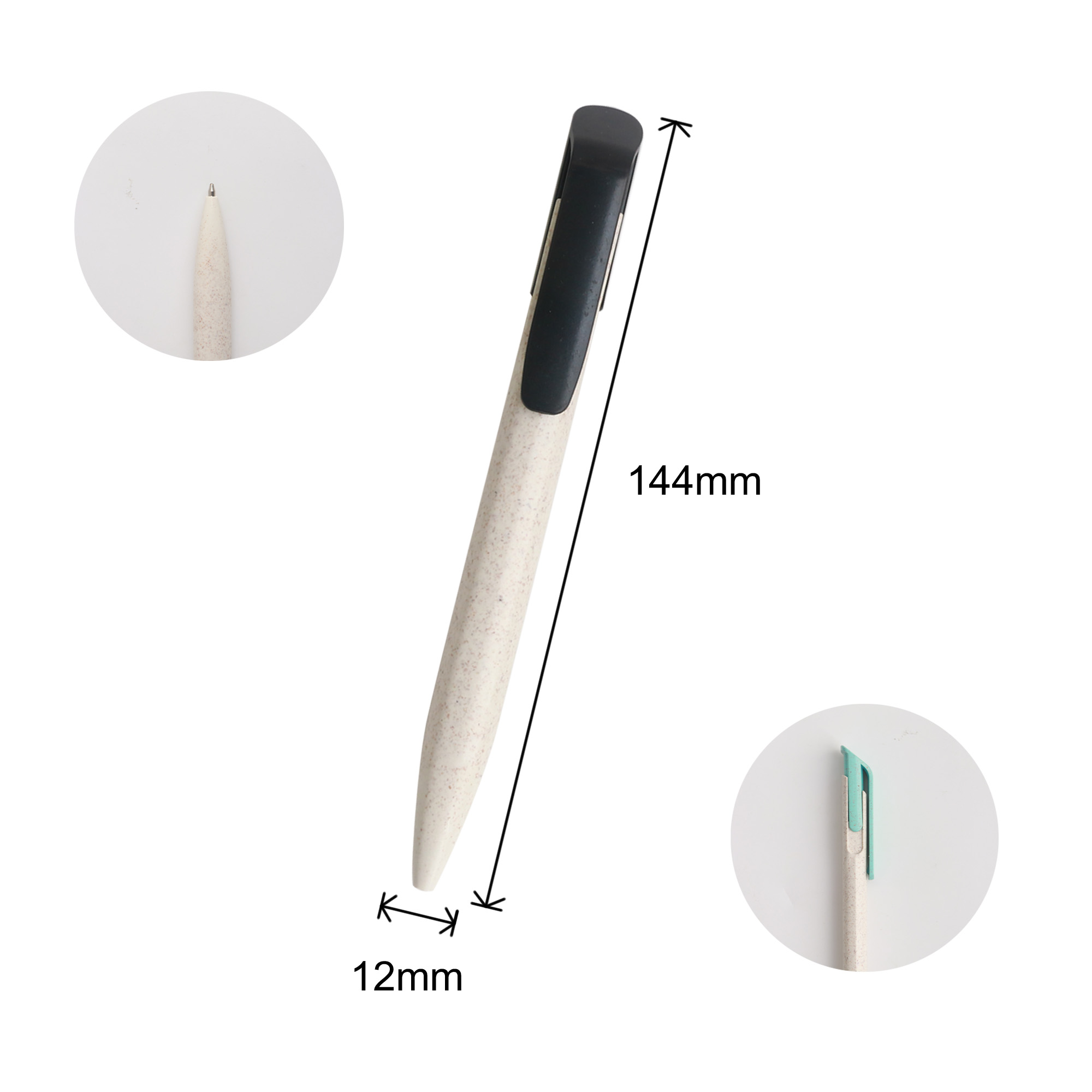 Wheat Straw Click Pen - Image 9