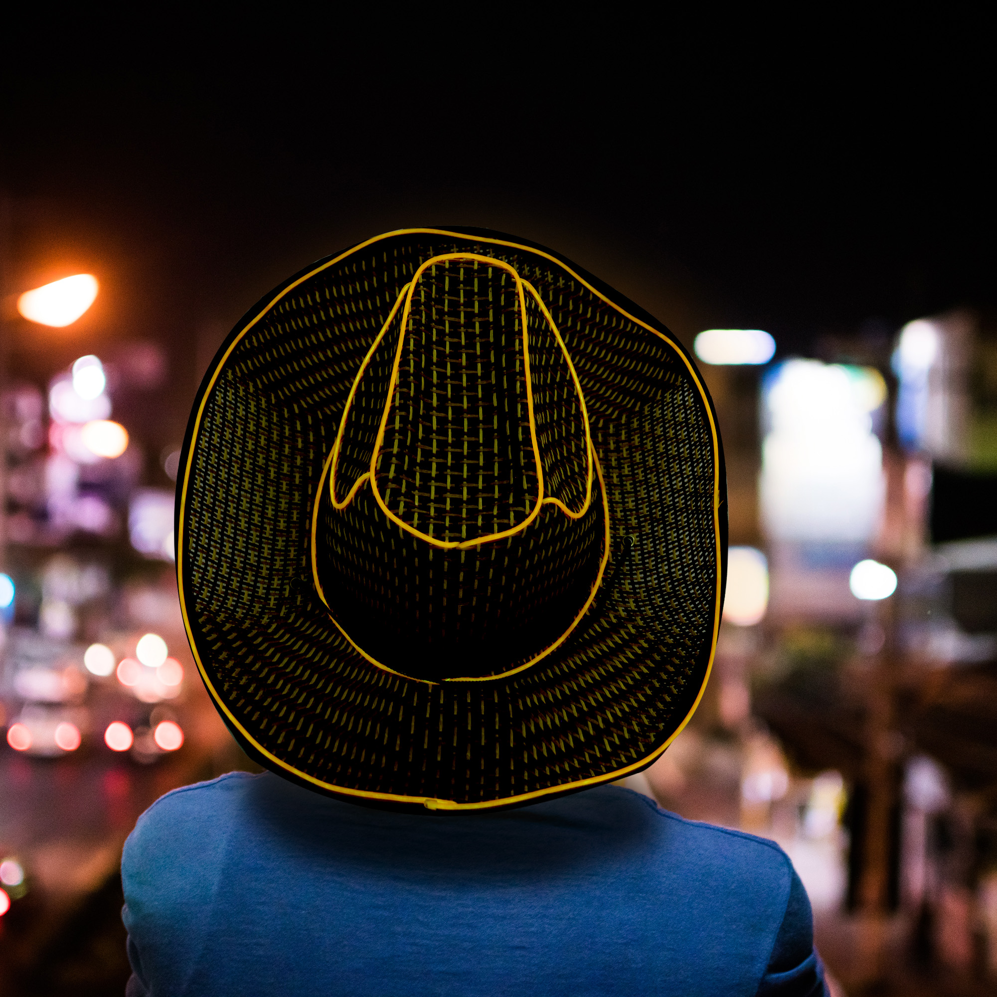 Light Up Straw Hats - Image 10
