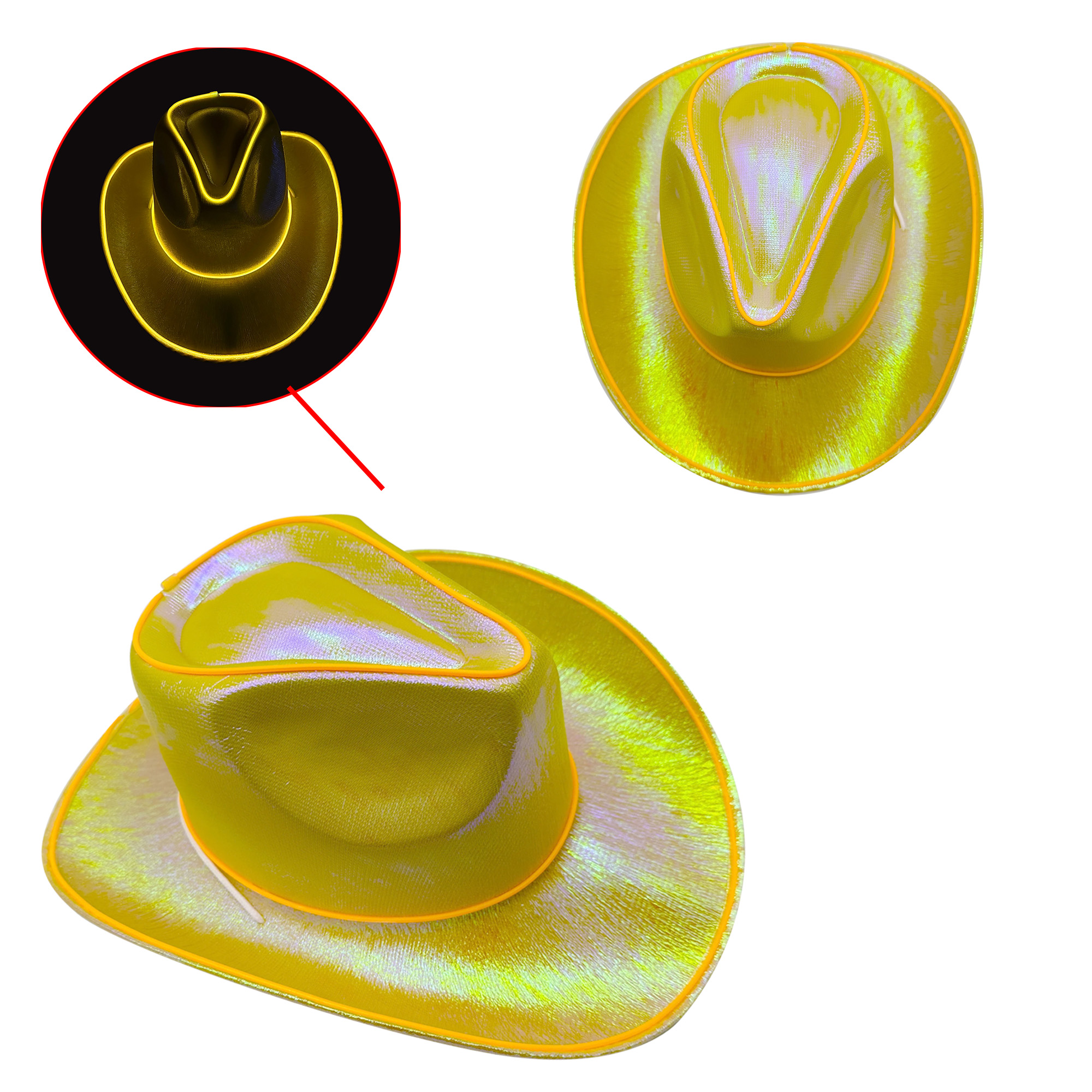 Light Up Cowboy Hats - Image 3