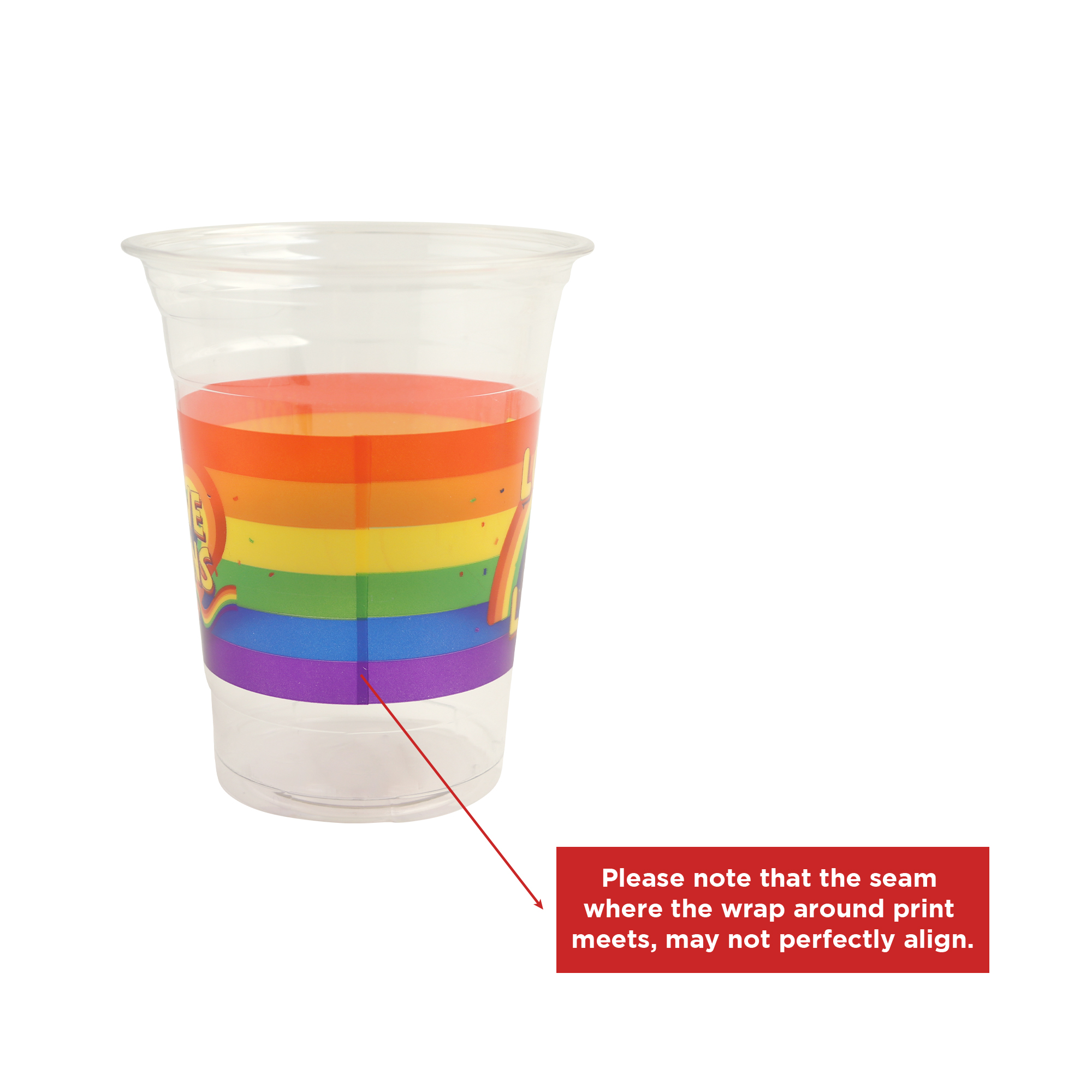 473ml Clear Plastic Cup - Image 4