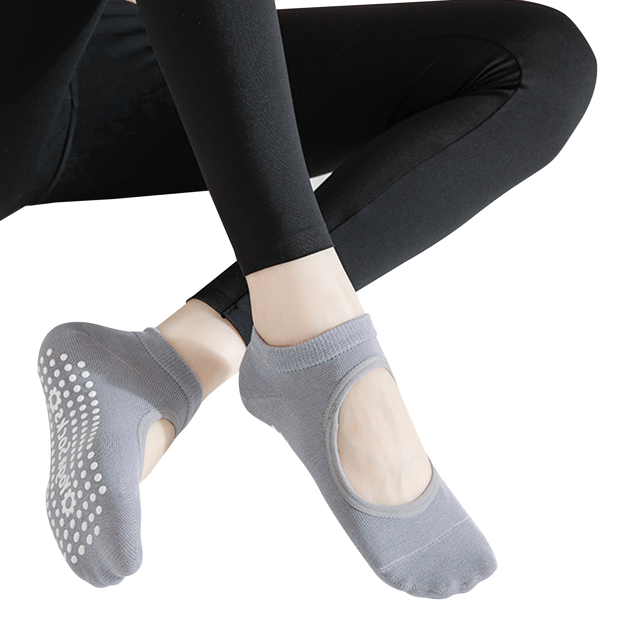 Open Top Yoga Sock - Image 3