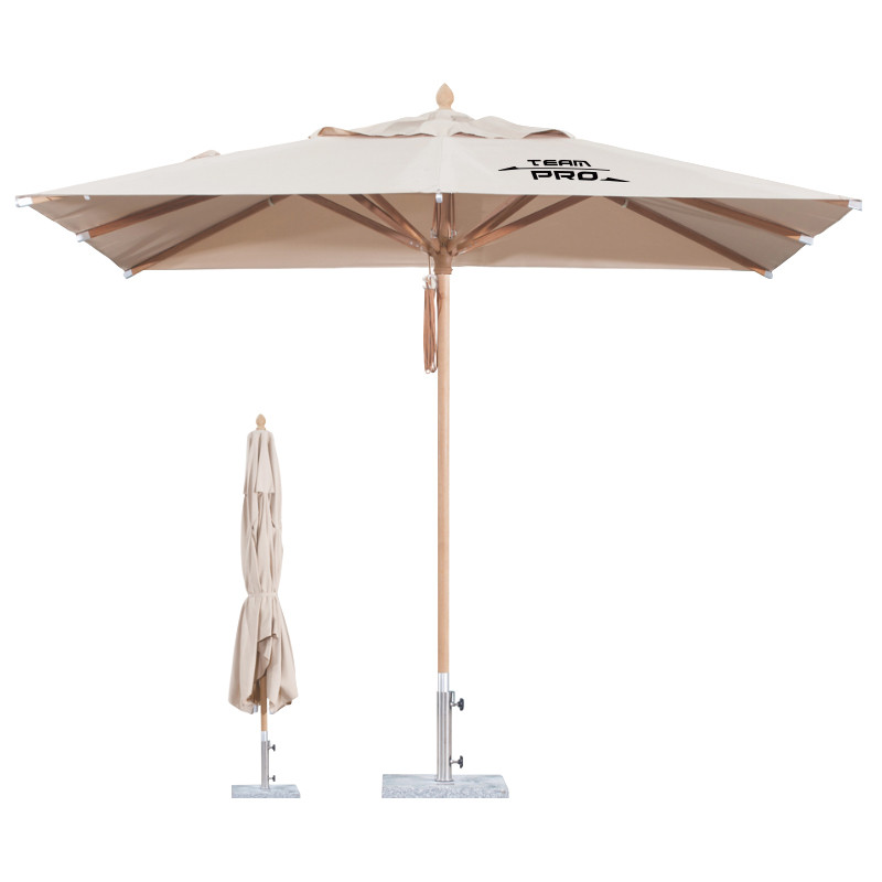 3x3m Wind-resistant Square Stock Colour Outdoor Umbrella - Image 10