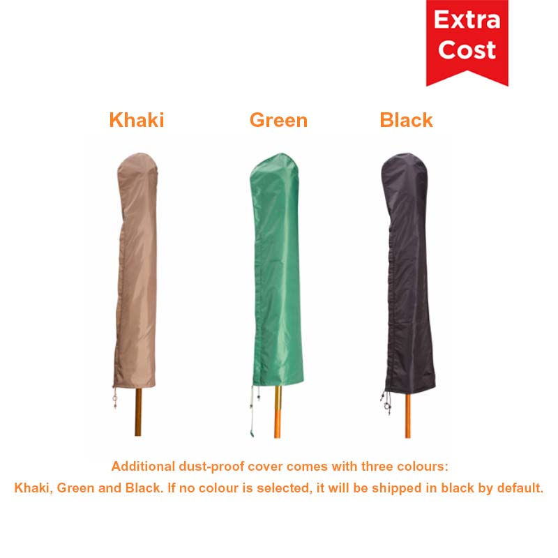 3x3m Wind-resistant Octagon Stock Colour Outdoor Umbrella - Image 12