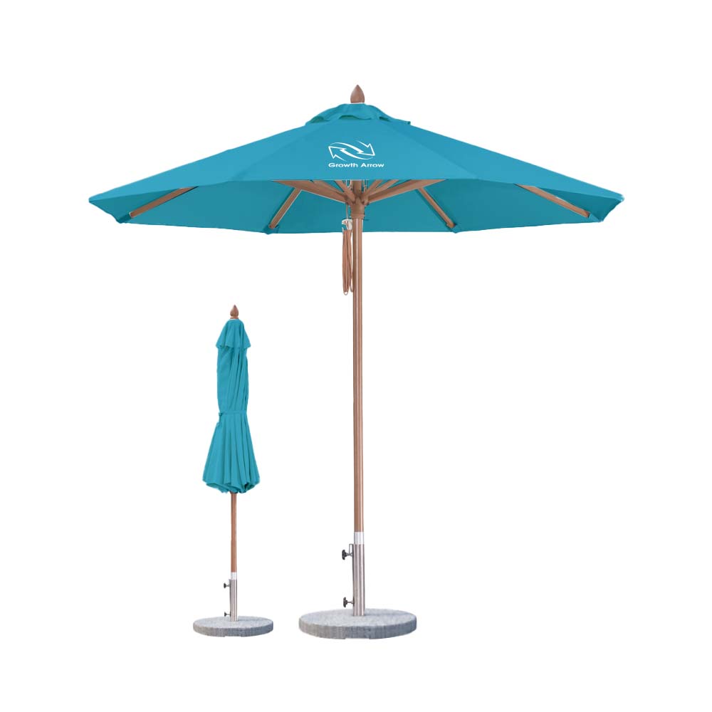 2x2m Wind-resistant Octagon Stock Colour Outdoor Umbrella - Image 3