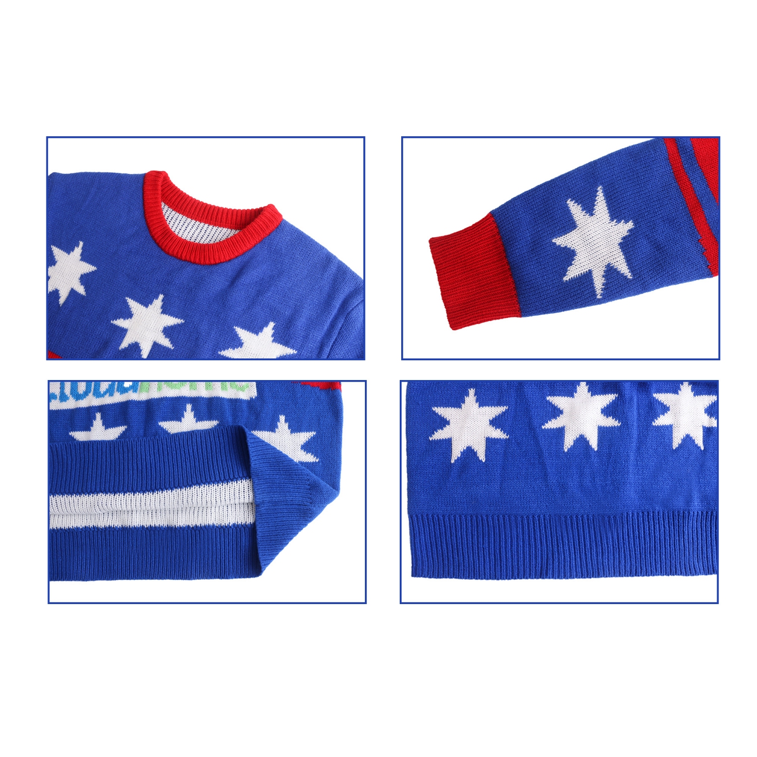 Unisex Winter Acrylic Jacquard Sweater - Image 7
