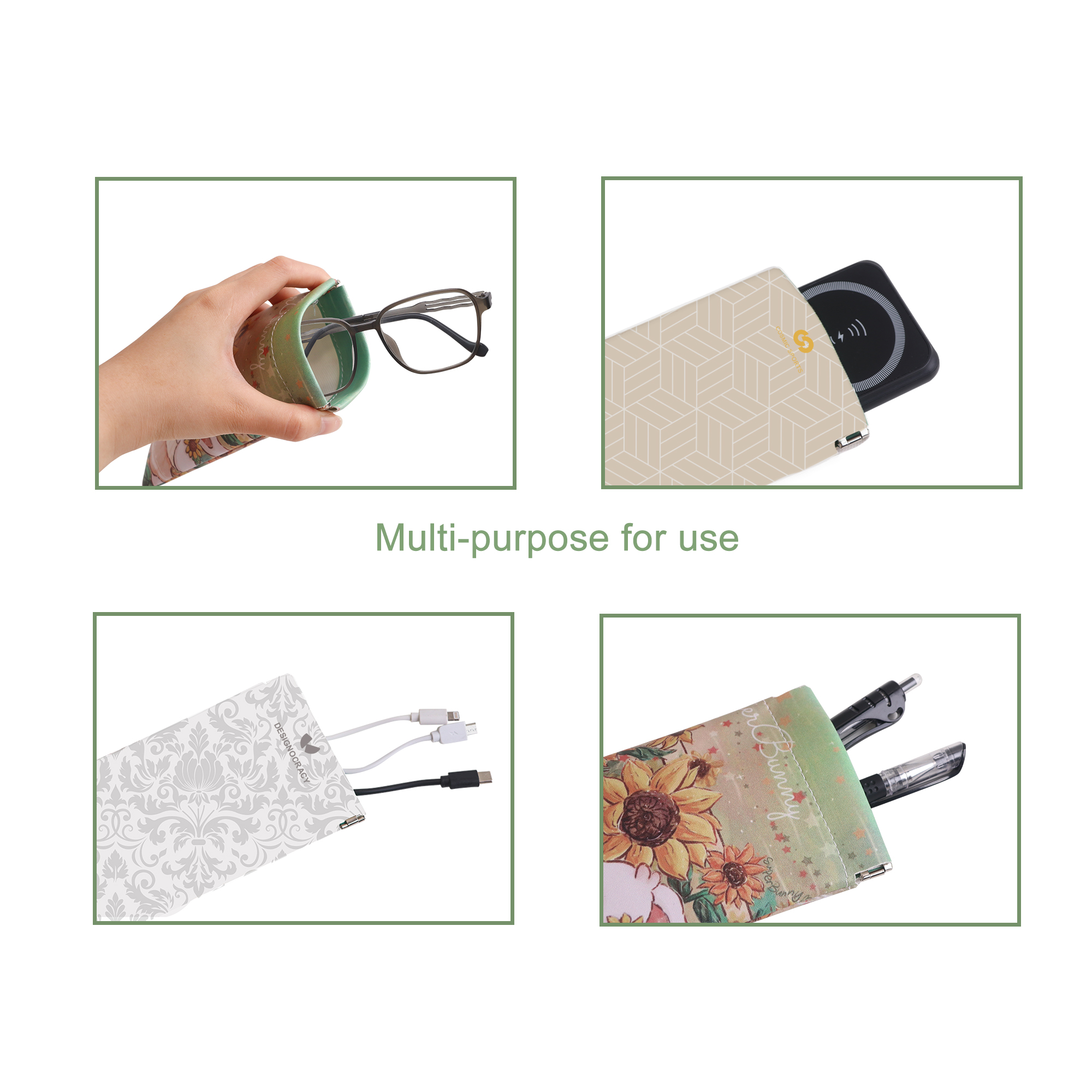 Full Colour Print Glasses Pouch - Image 9