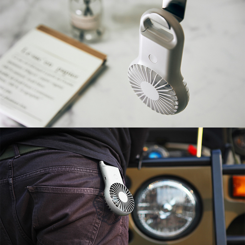 Carabiner Mini Fan with LED Light - Image 9