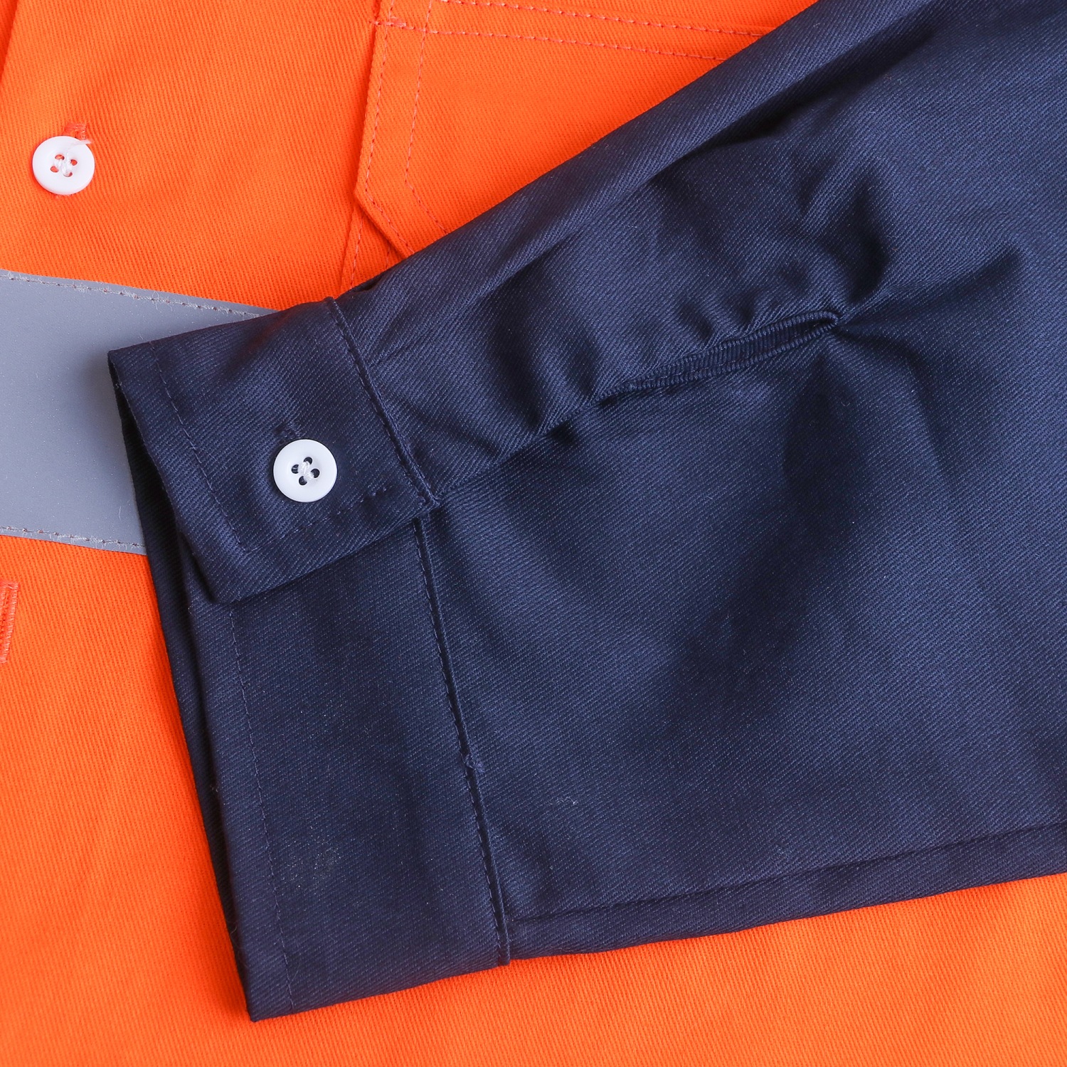 Unisex Cotton Hi-Vis Reflective L/S Shirt - Image 10
