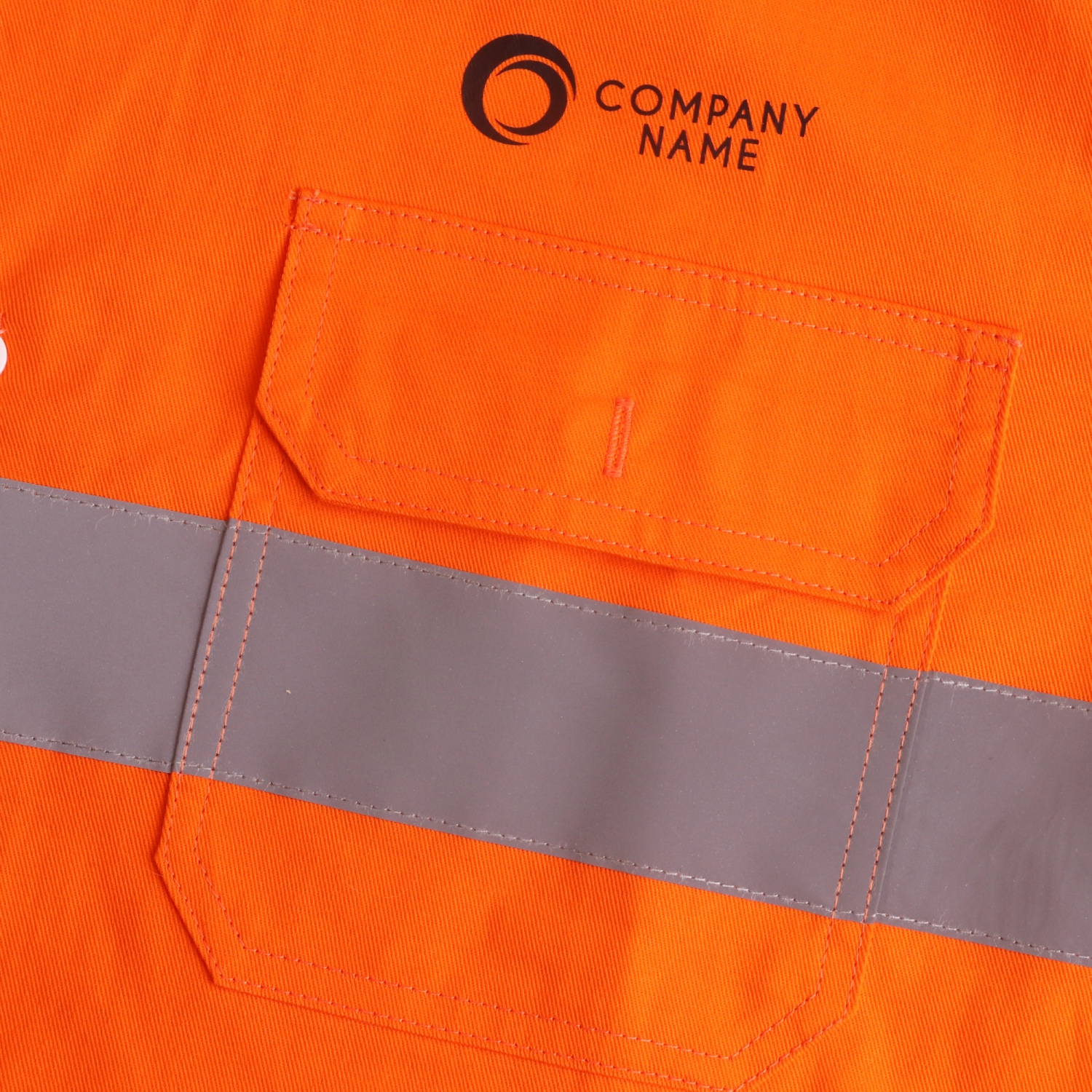 Unisex Cotton Hi-Vis Reflective L/S Shirt - Image 9