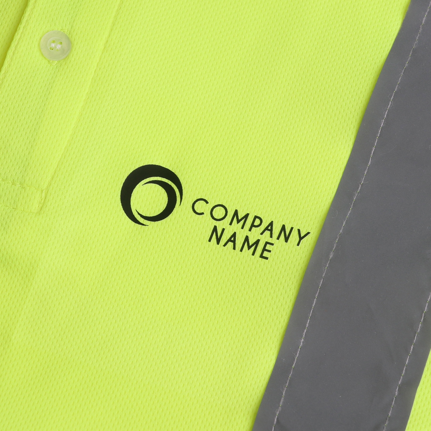 Unisex Polyester Hi-Vis Reflective S/S Polo - Image 6