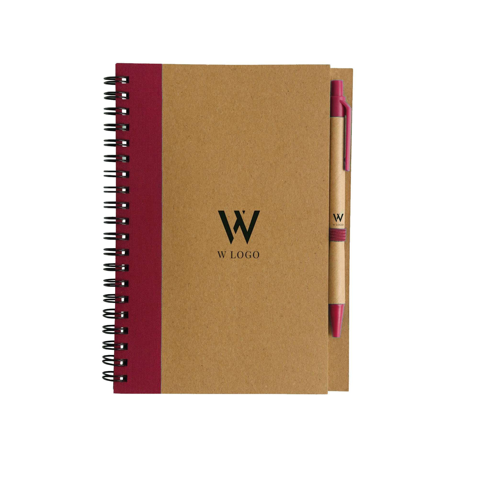 Kraft Notebook with Ballpoint Pen - Image 13