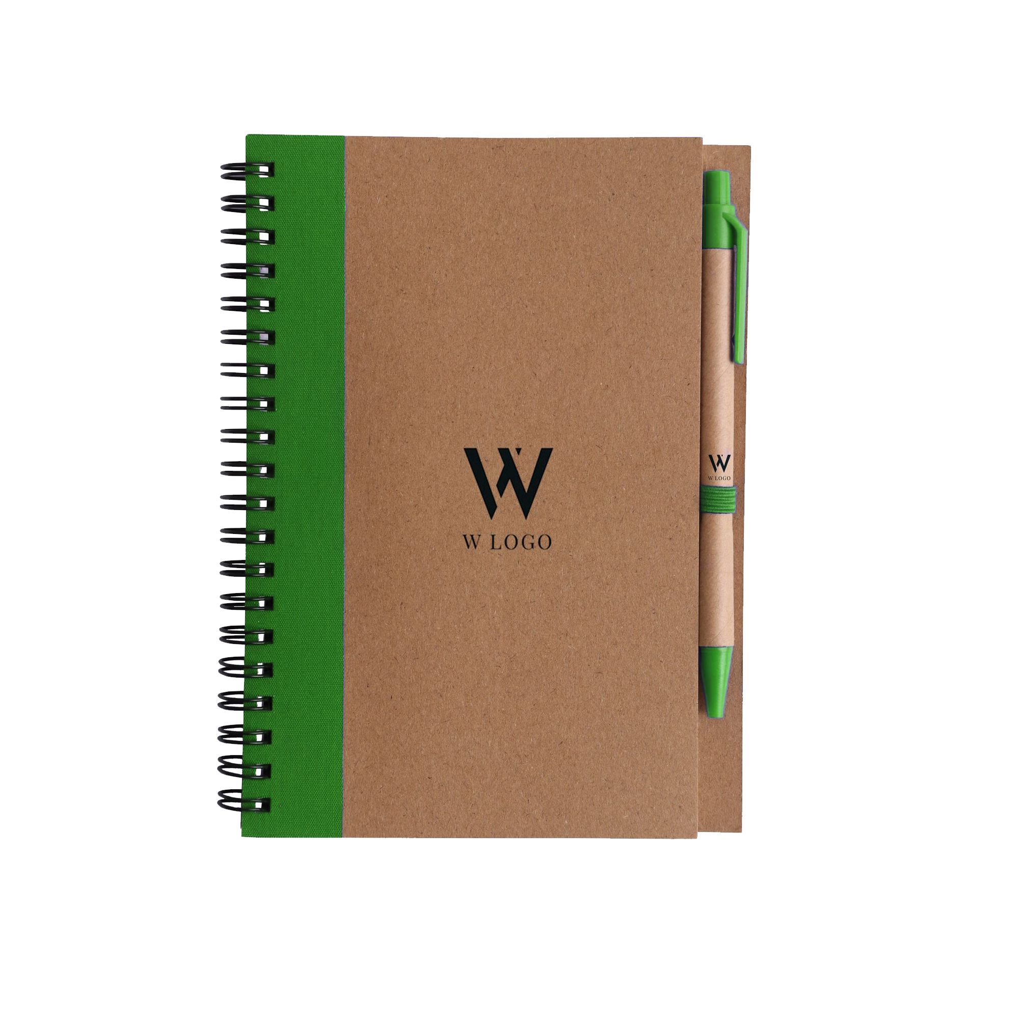 Kraft Notebook with Ballpoint Pen - Image 12