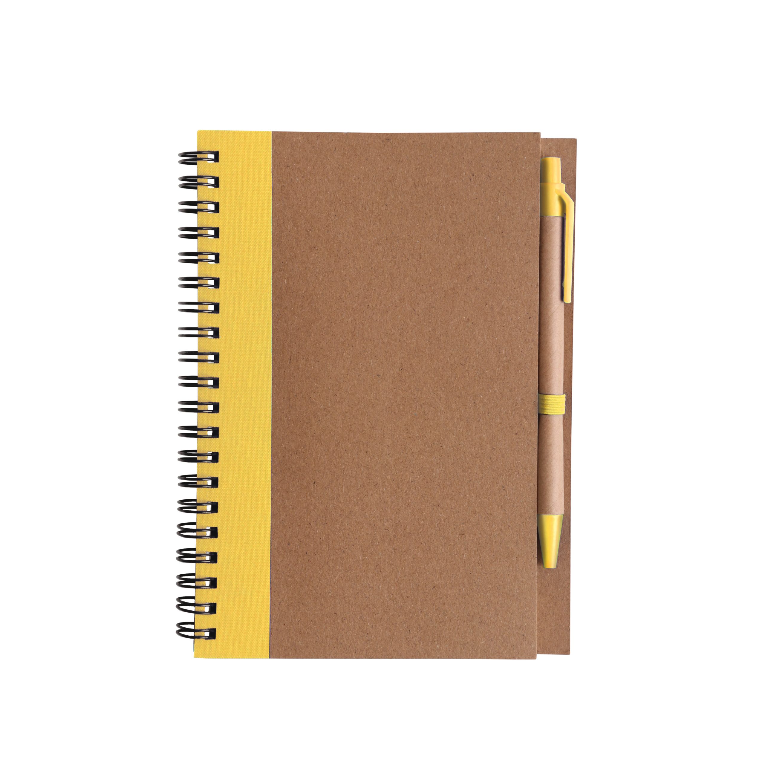 Kraft Notebook with Ballpoint Pen - Image 7