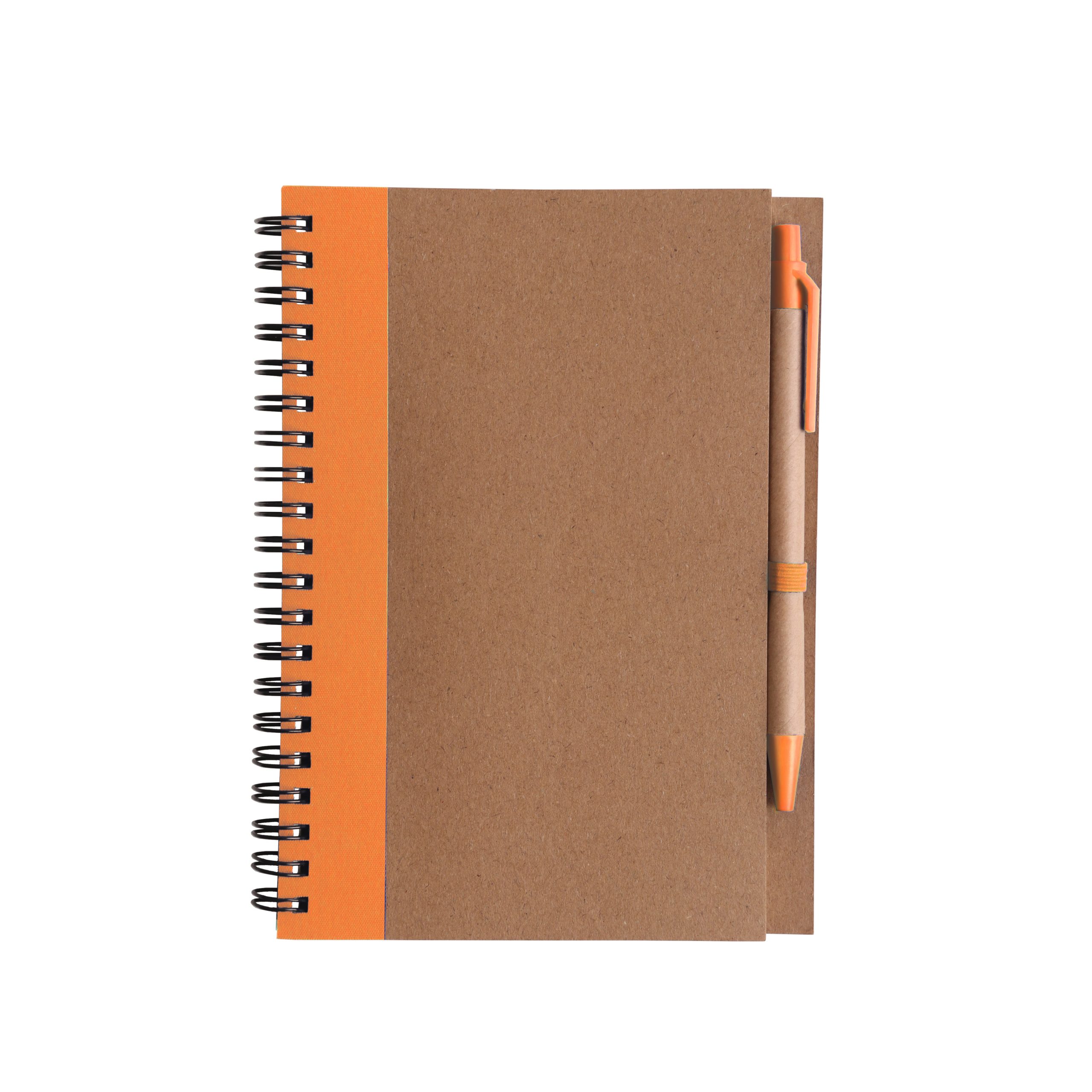 Kraft Notebook with Ballpoint Pen - Image 8