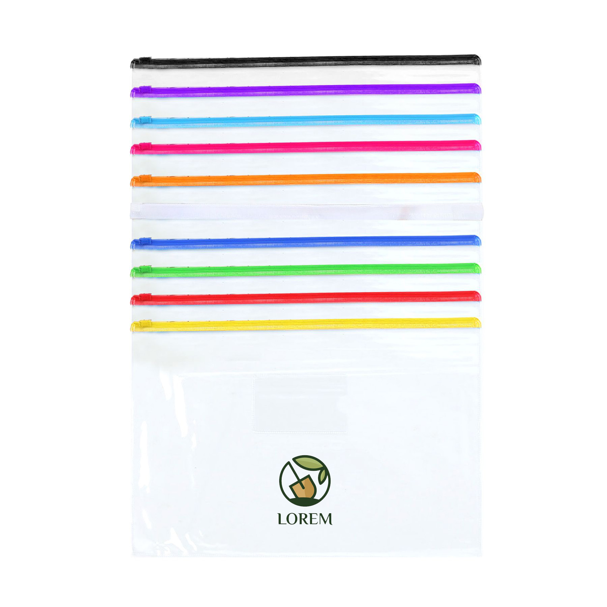 Transparent A4 File Bag
