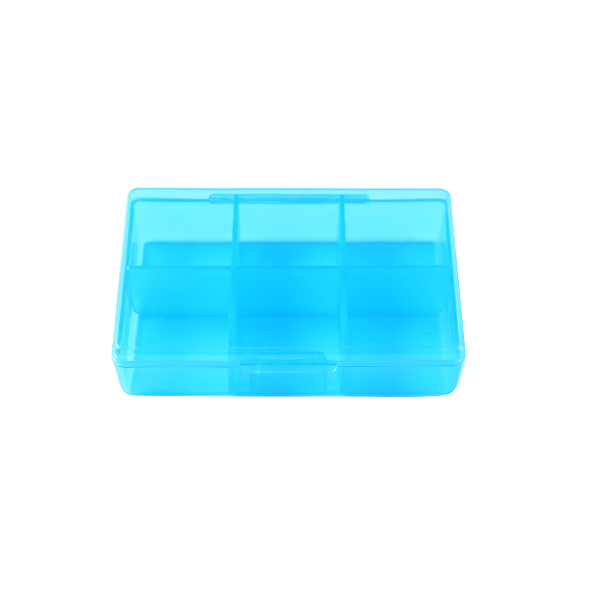 Square Six Compartment Pill Box - Image 3