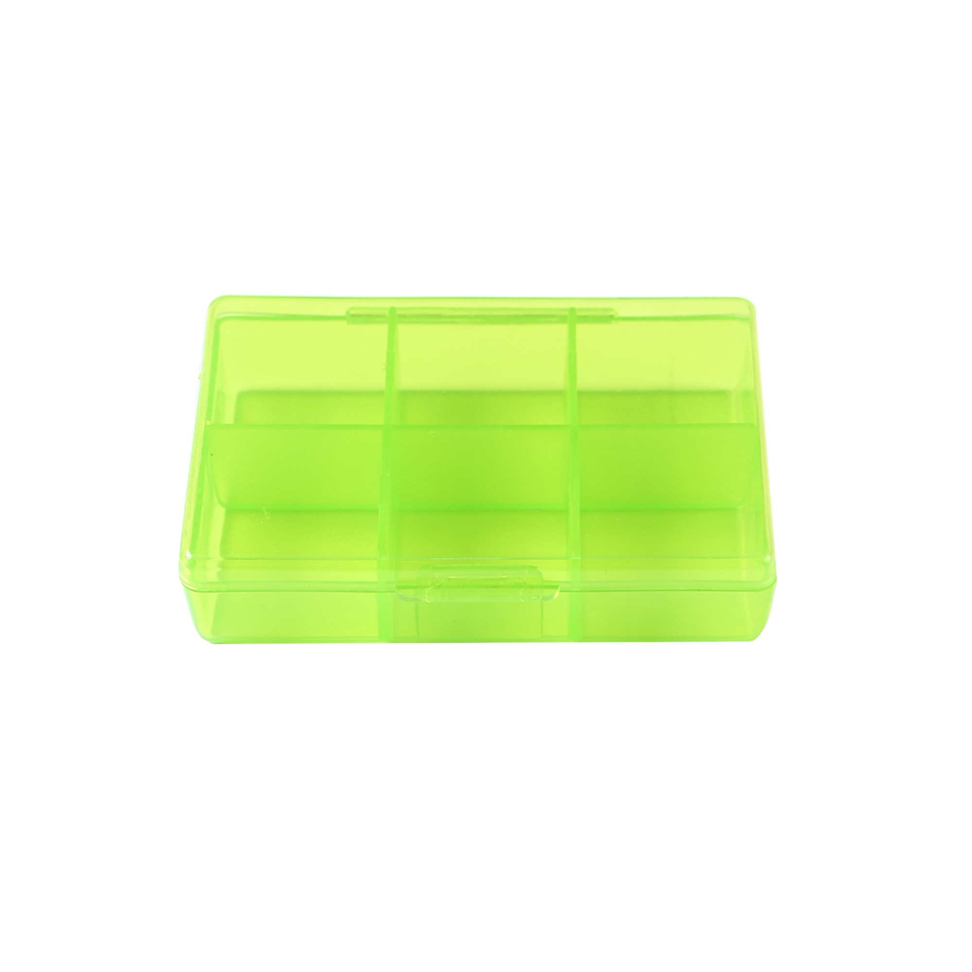 Square Six Compartment Pill Box - Image 4