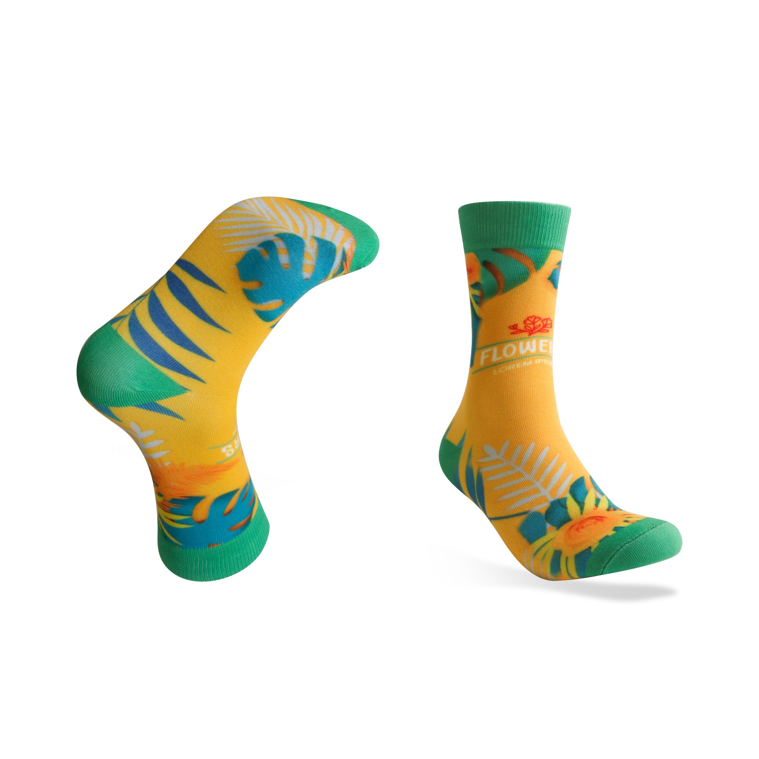 Crew Regular Digital Printed Socks - Image 2