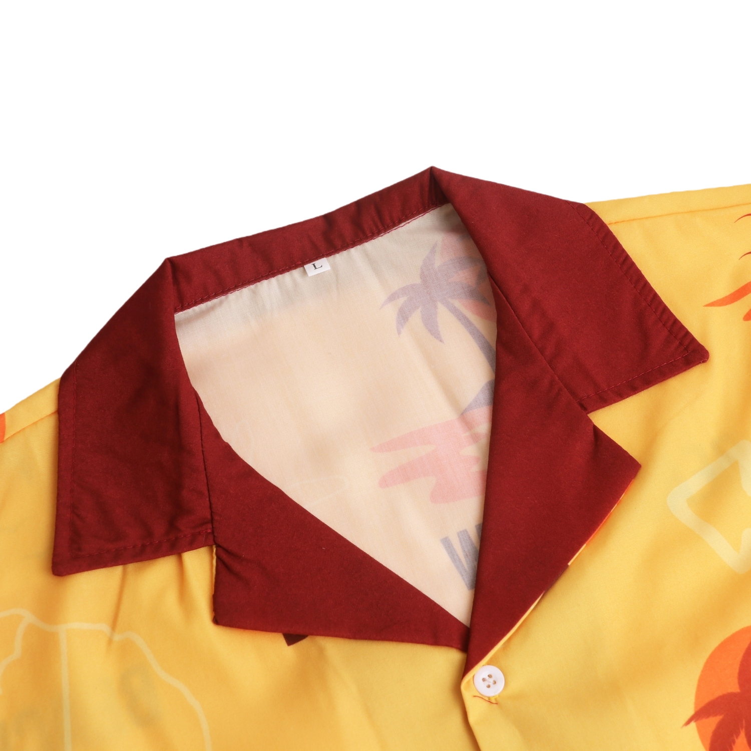 Men's Sublimated Imitation Cotton Cuban Collar Shirt - Image 5
