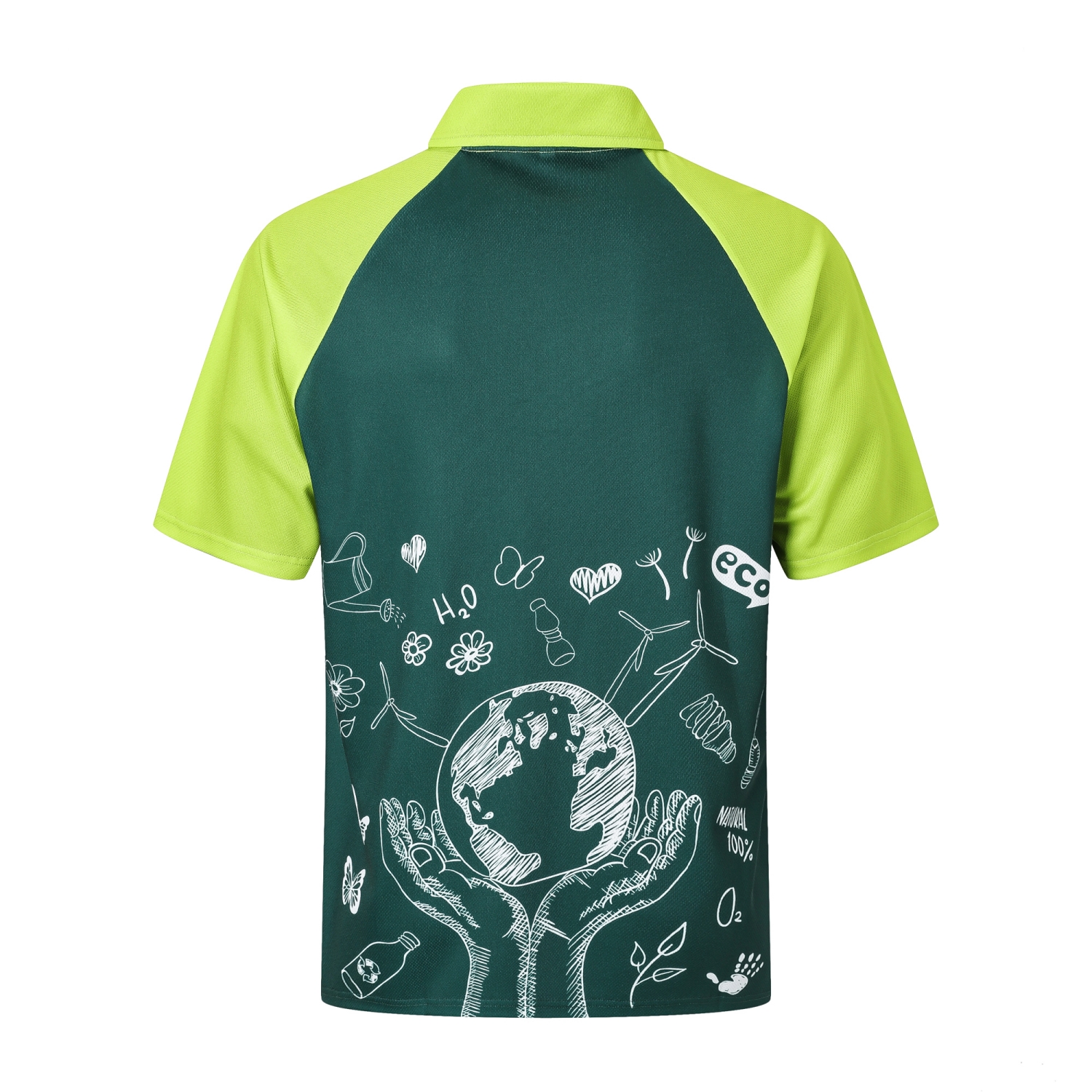 Unisex Adults RPET Sublimated Raglan POLO - Image 4