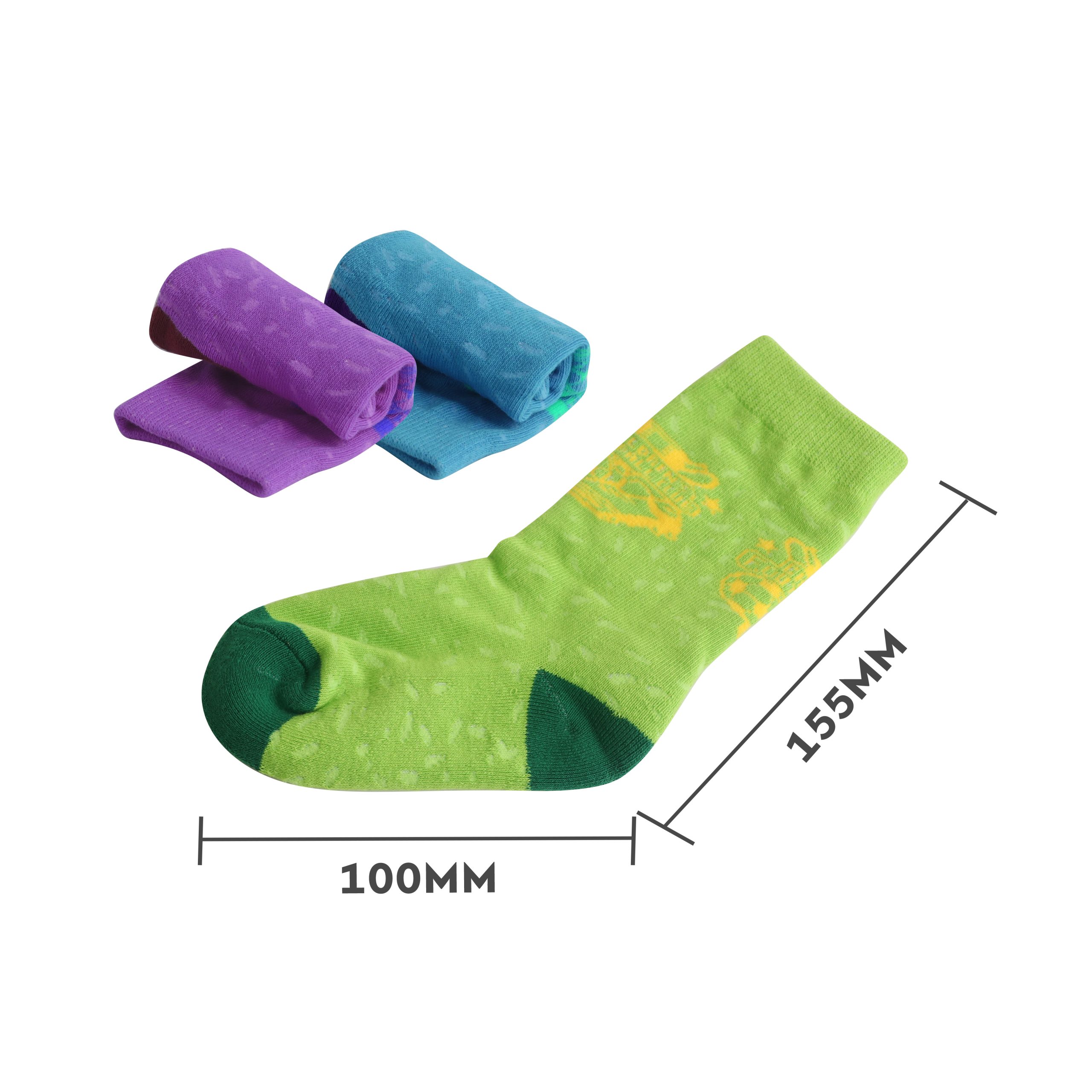Crew Kids Custom Pattern Football Socks - With Towel Bottom - Image 5