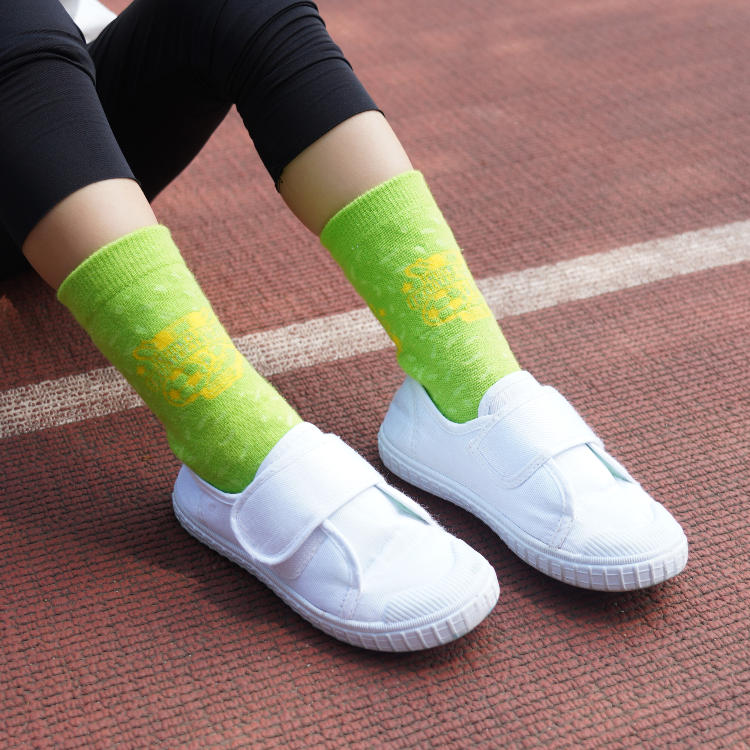 Crew Kids Custom Pattern Football Socks - With Towel Bottom - Image 4