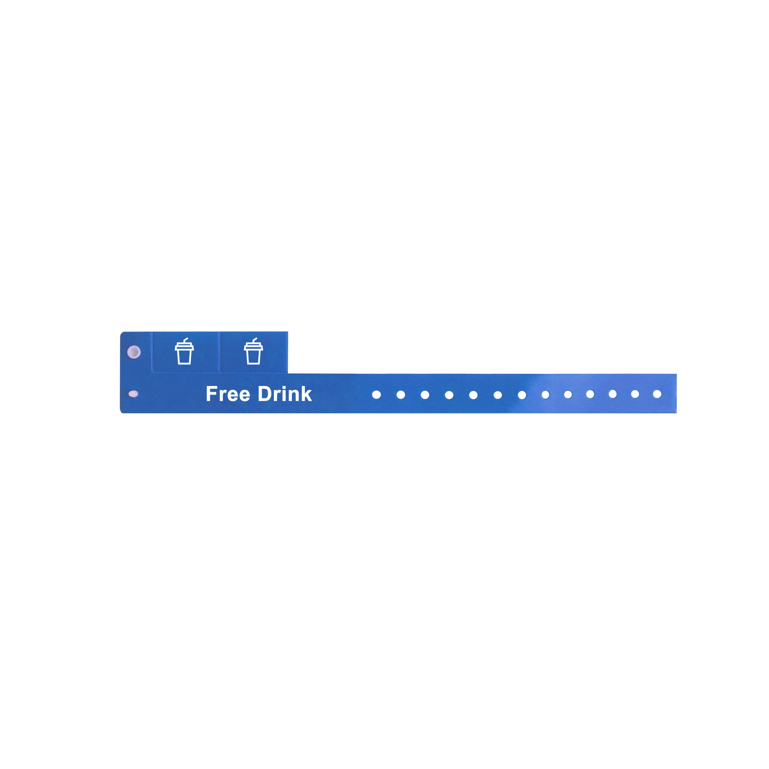 Tabbed Disposable PVC Wristband - Image 2