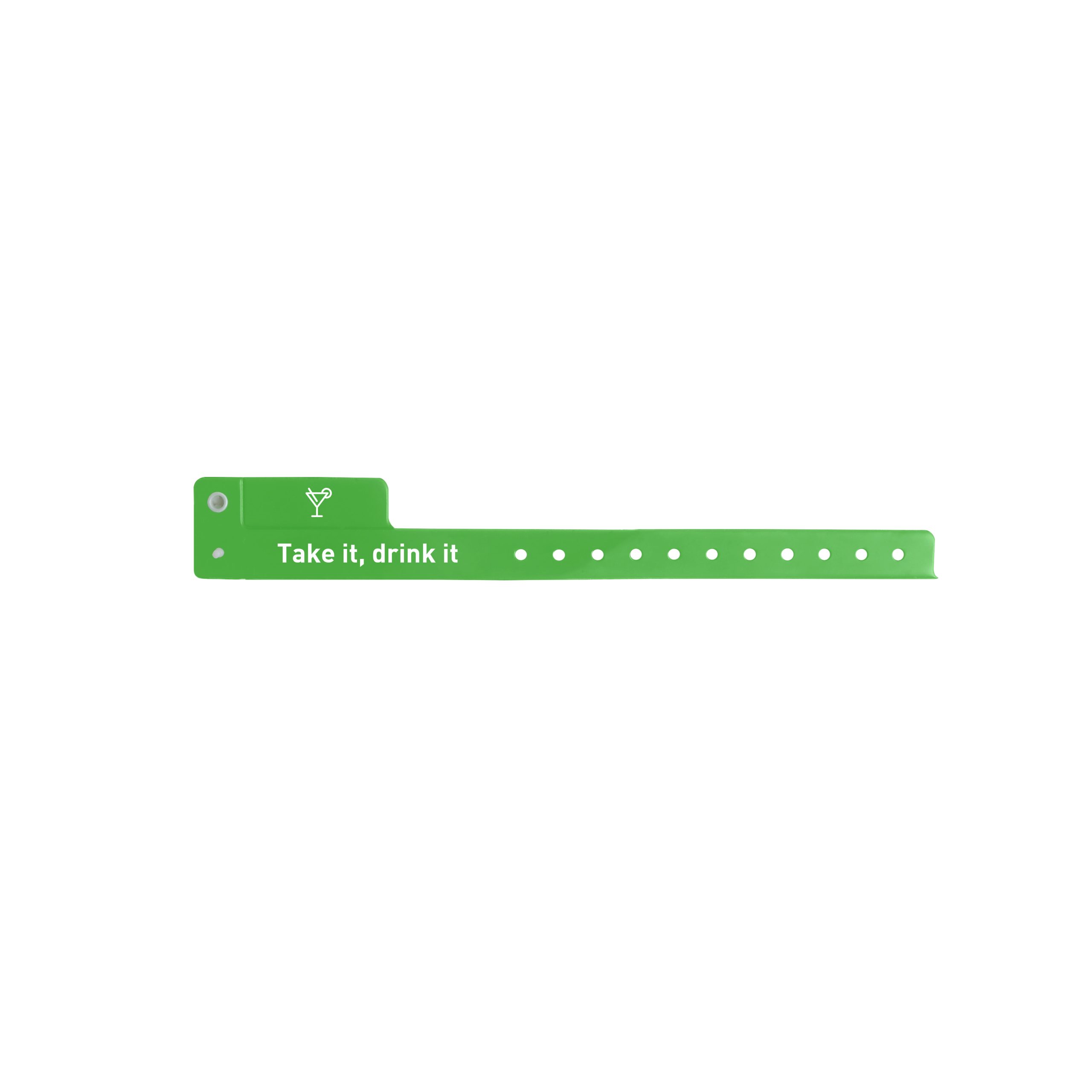 Tabbed Disposable PVC Wristband - Image 3