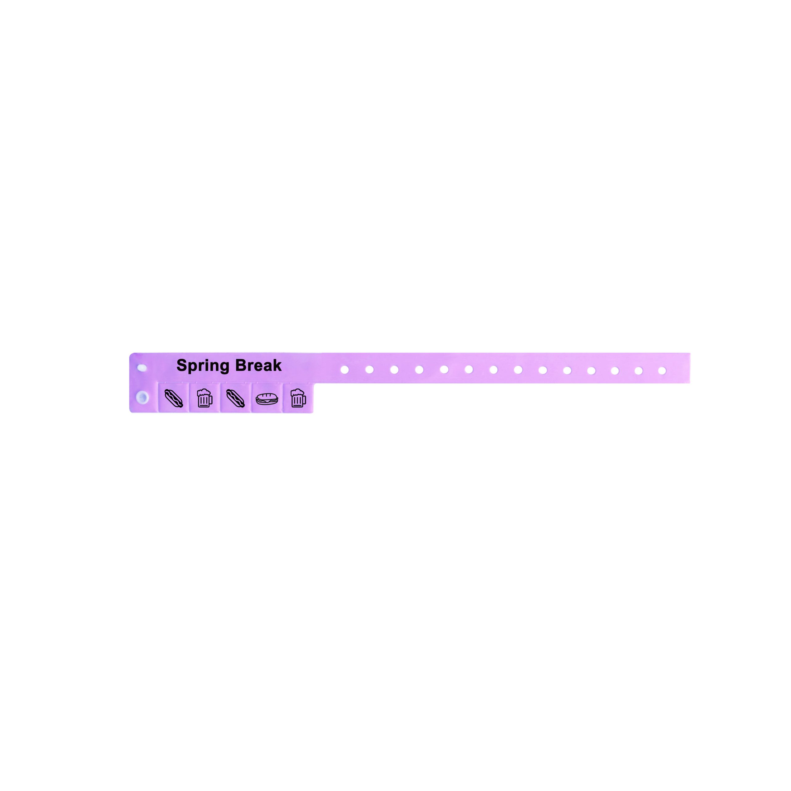 Tabbed Disposable PVC Wristband - Image 4