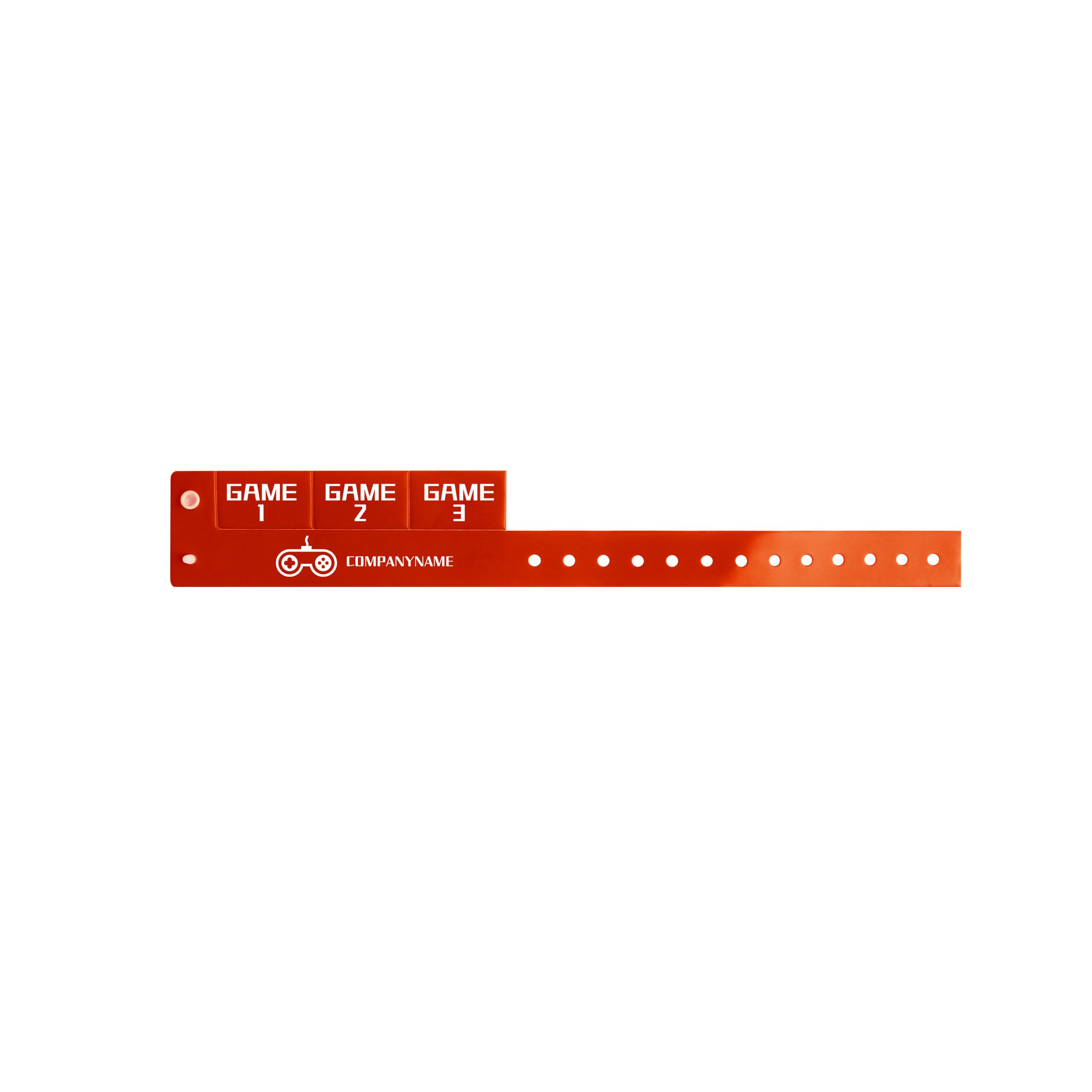 Tabbed Disposable PVC Wristband - Image 5