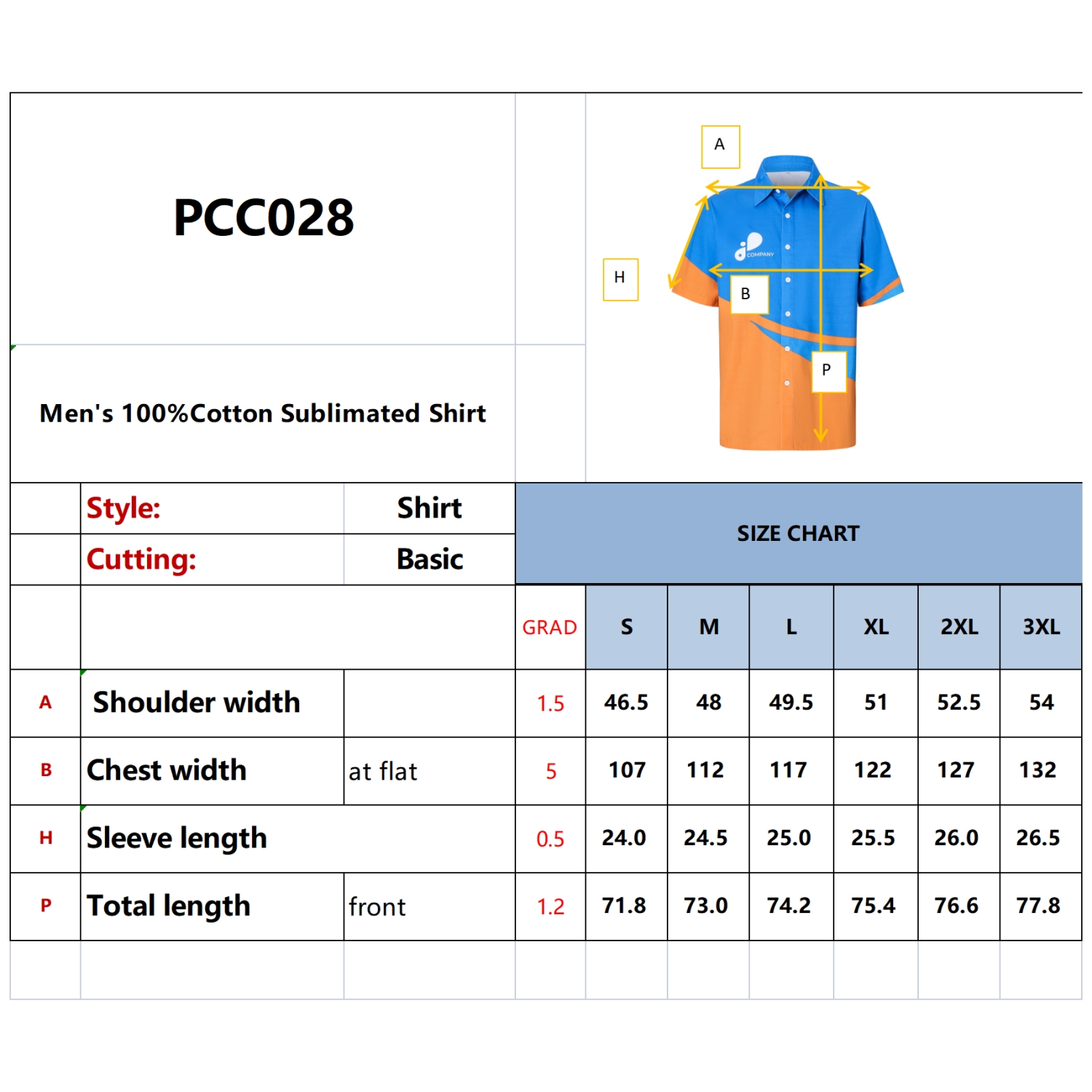 Men's 100% Cotton Sublimated Shirt - Image 10