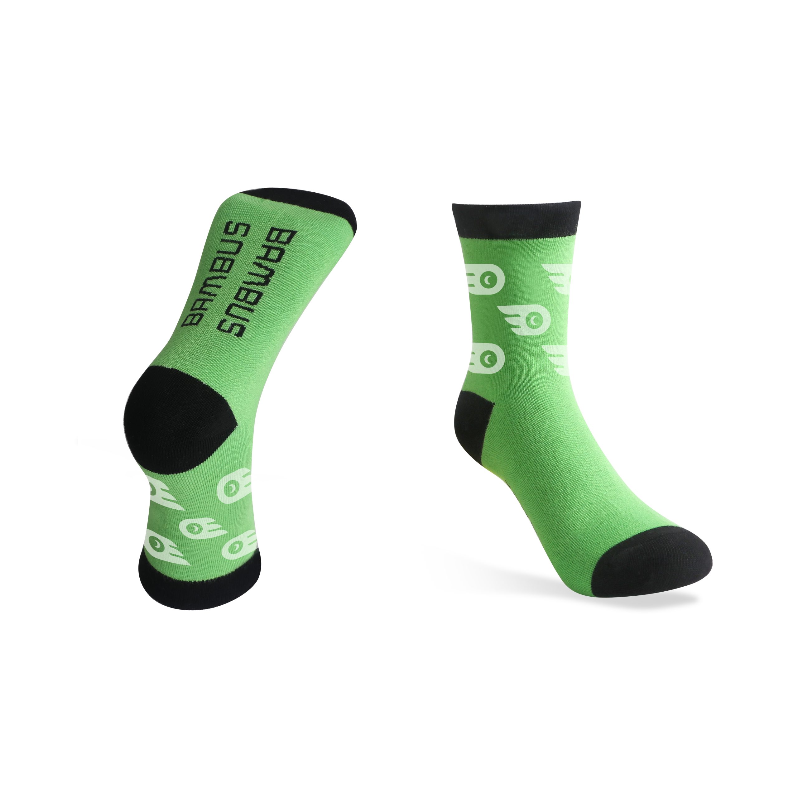 Ankle Custom Pattern Woven Bamboo Socks - Image 2