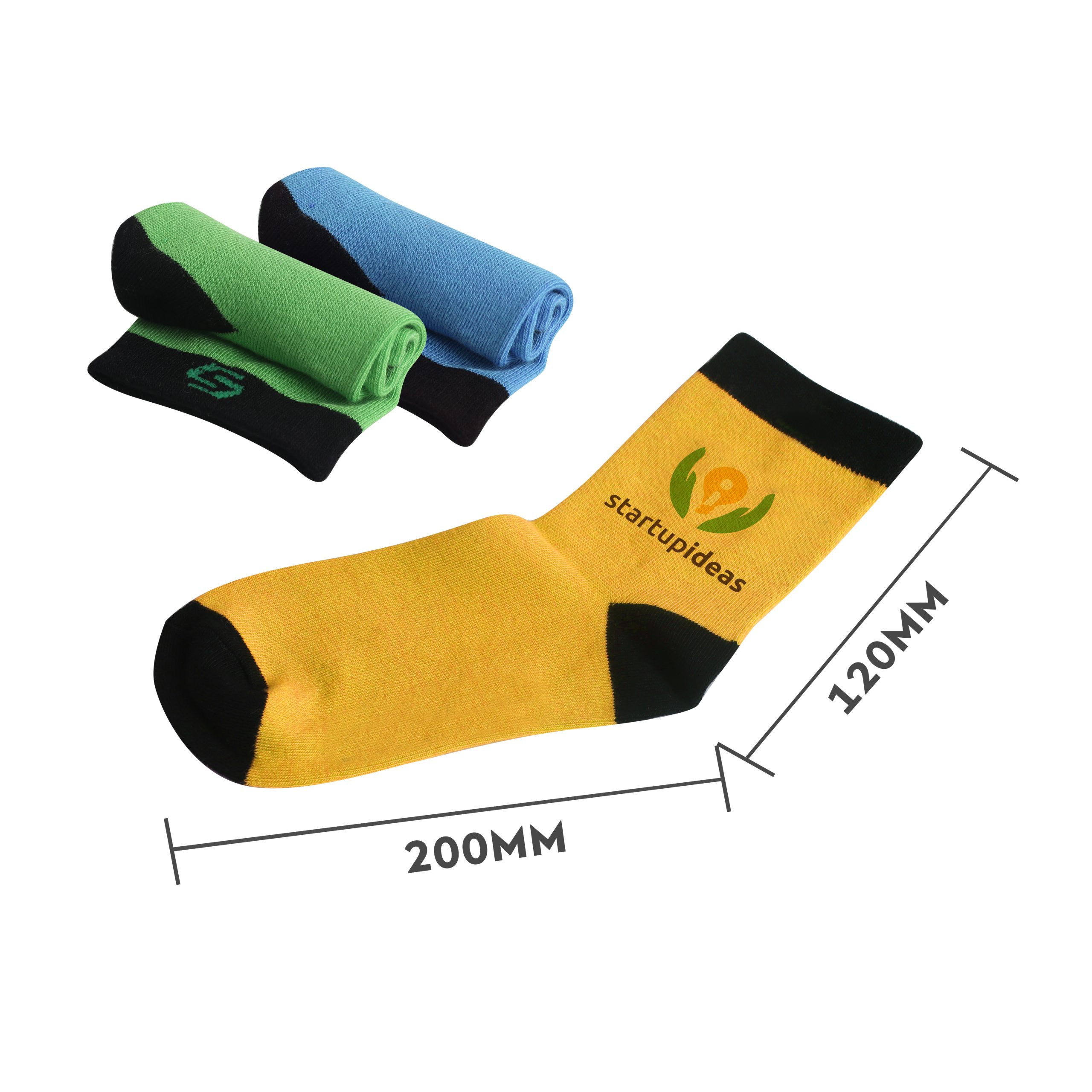 Ankle Custom Pattern Woven Bamboo Socks - Image 5