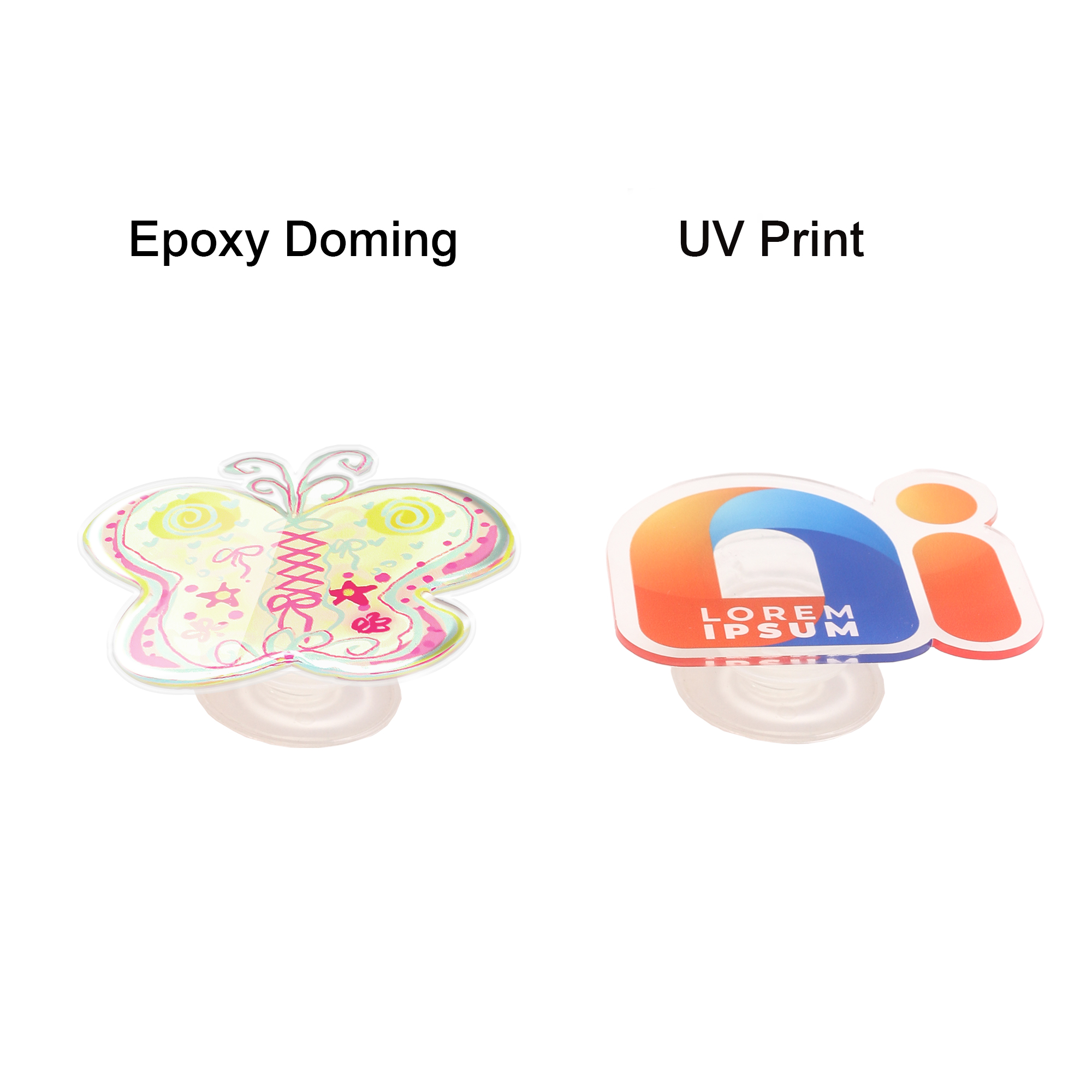 Custom Shaped Acrylic Phone Pop Holder - Image 3