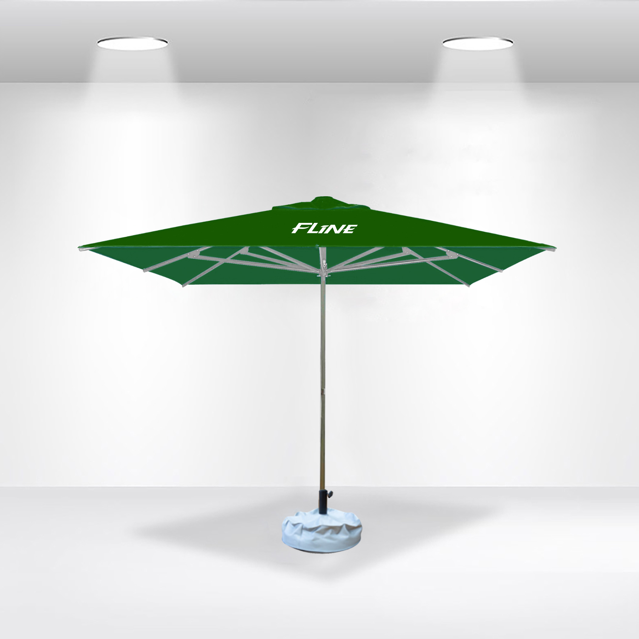 3x3m Square Stock Colour Commercial Market Umbrella - Image 7