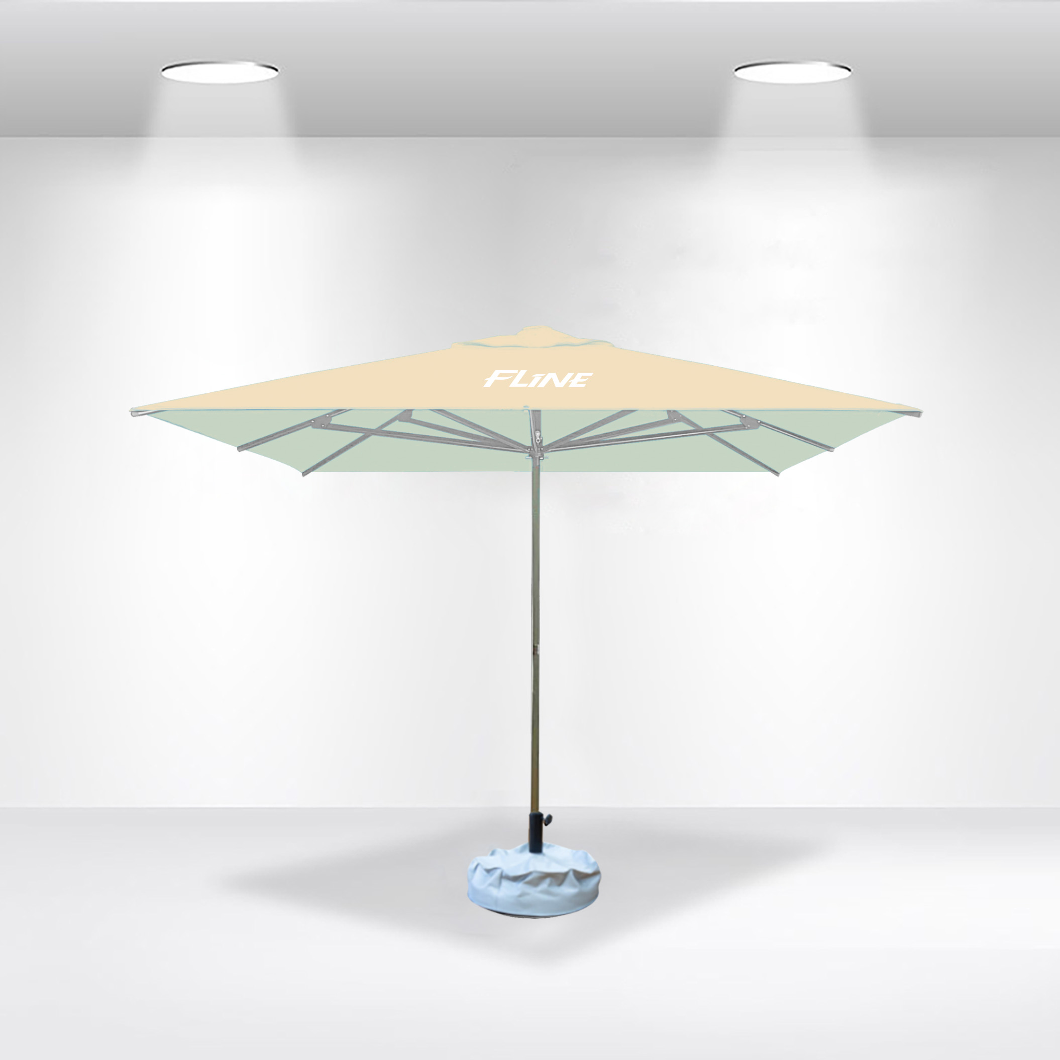3x3m Square Stock Colour Commercial Market Umbrella - Image 4