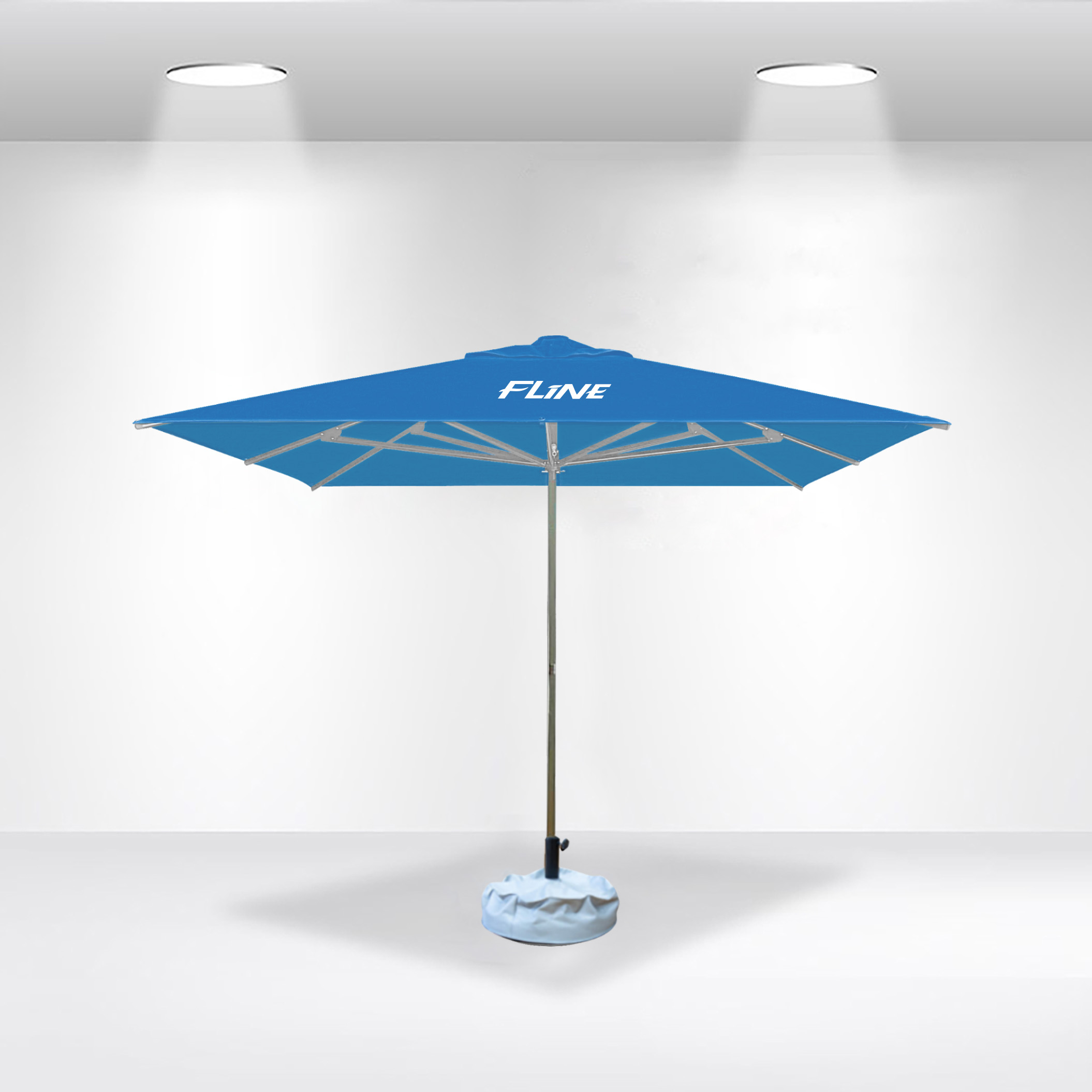 3x3m Square Stock Colour Commercial Market Umbrella - Image 5