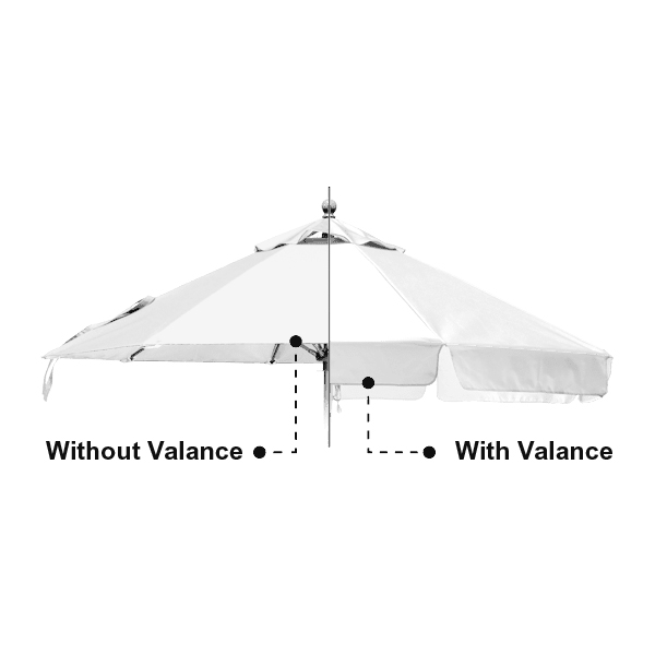 2x2m Square Stock Colour Commercial Market Umbrella - Image 12