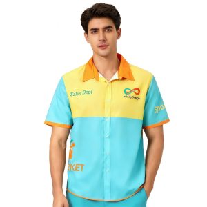 Men's Polyester Spandex Sublimated Hawaiian Shirt