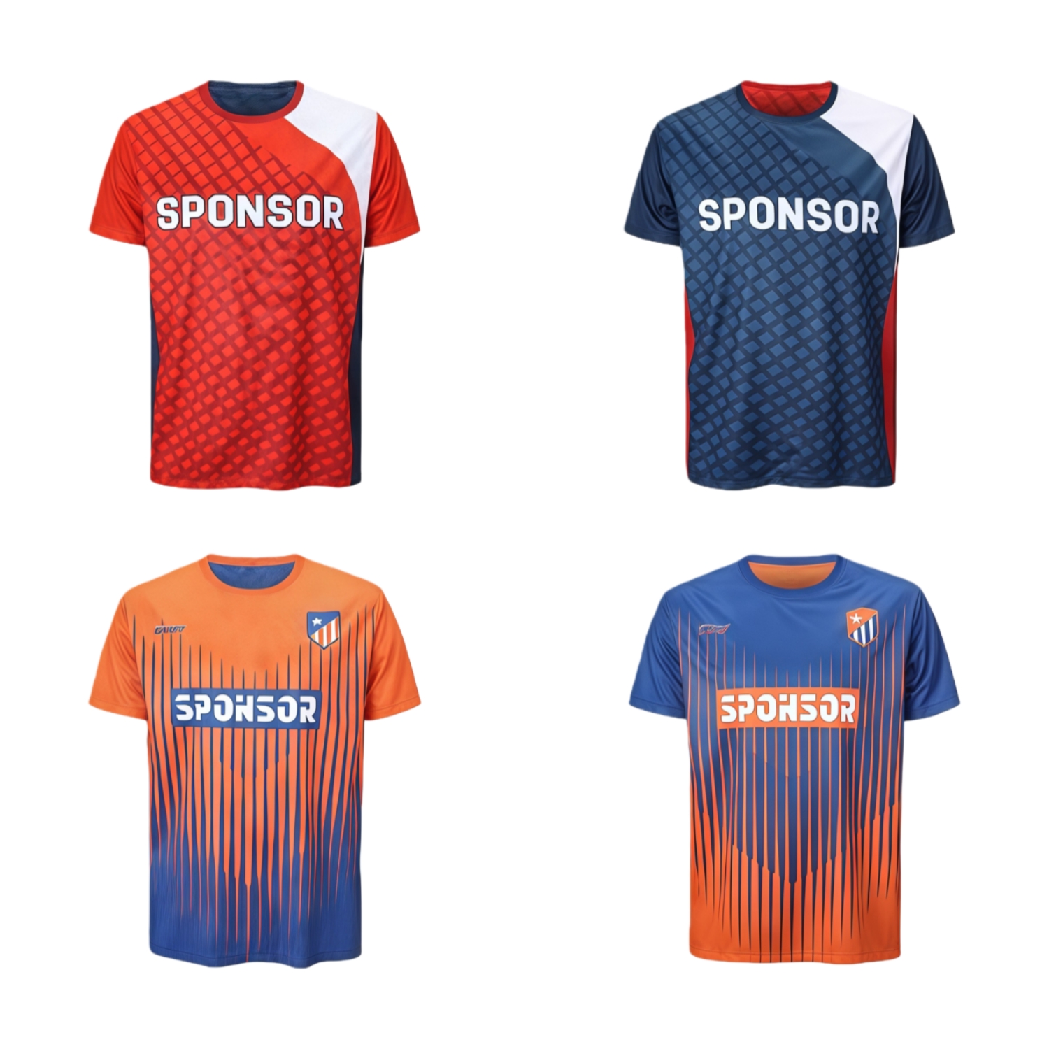 Unisex Adults 100% Polyester Sublimated Reversible Jersey