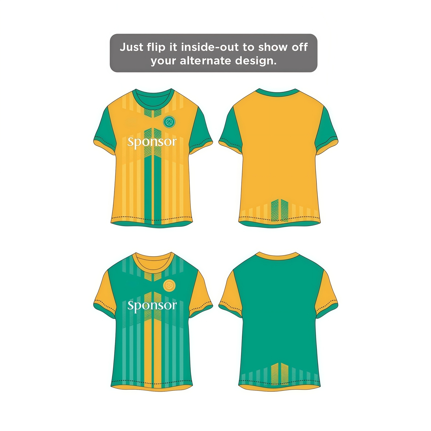 Unisex Adults 100% Polyester Sublimated Reversible Jersey - Image 5