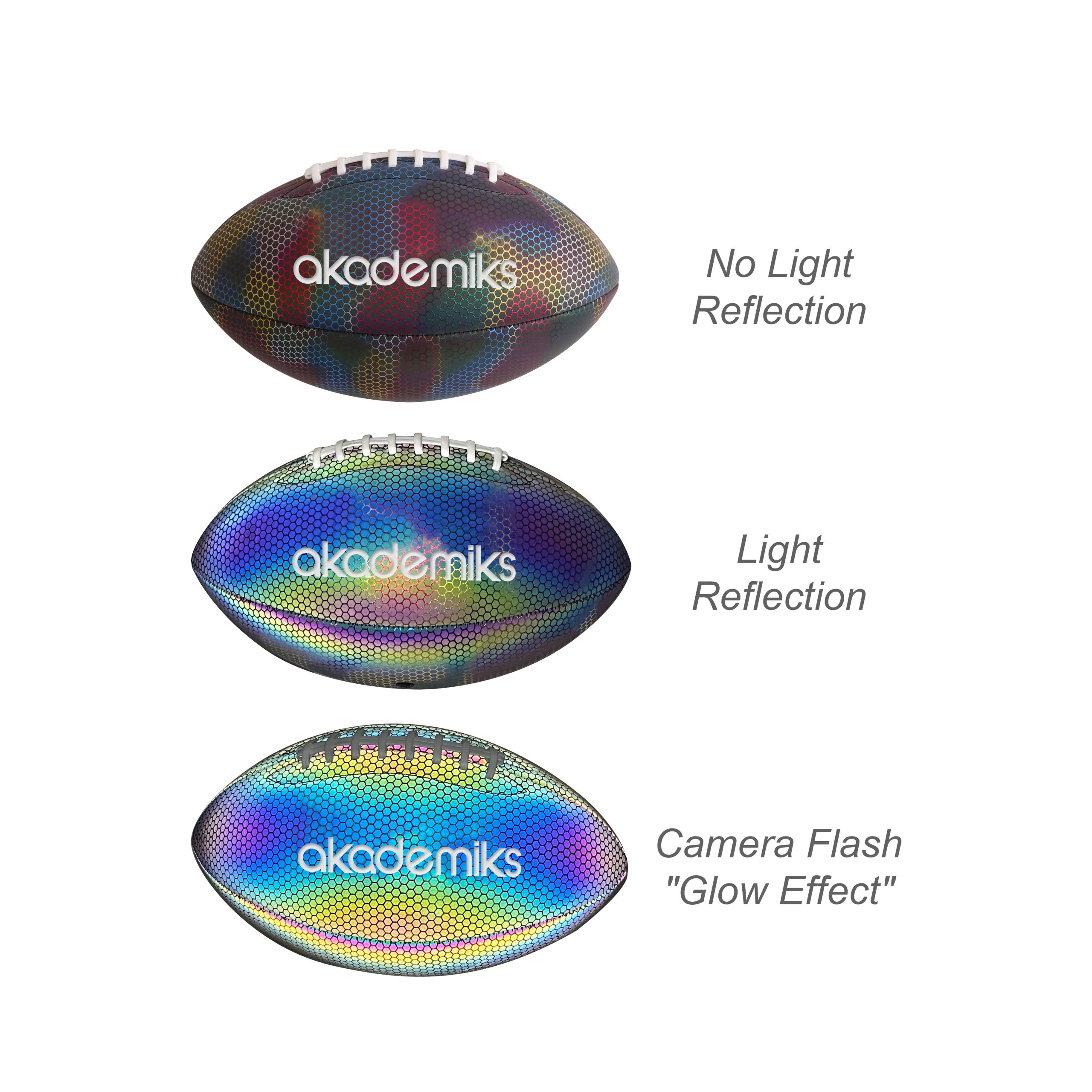 Holographic Glowing American Football - Image 4