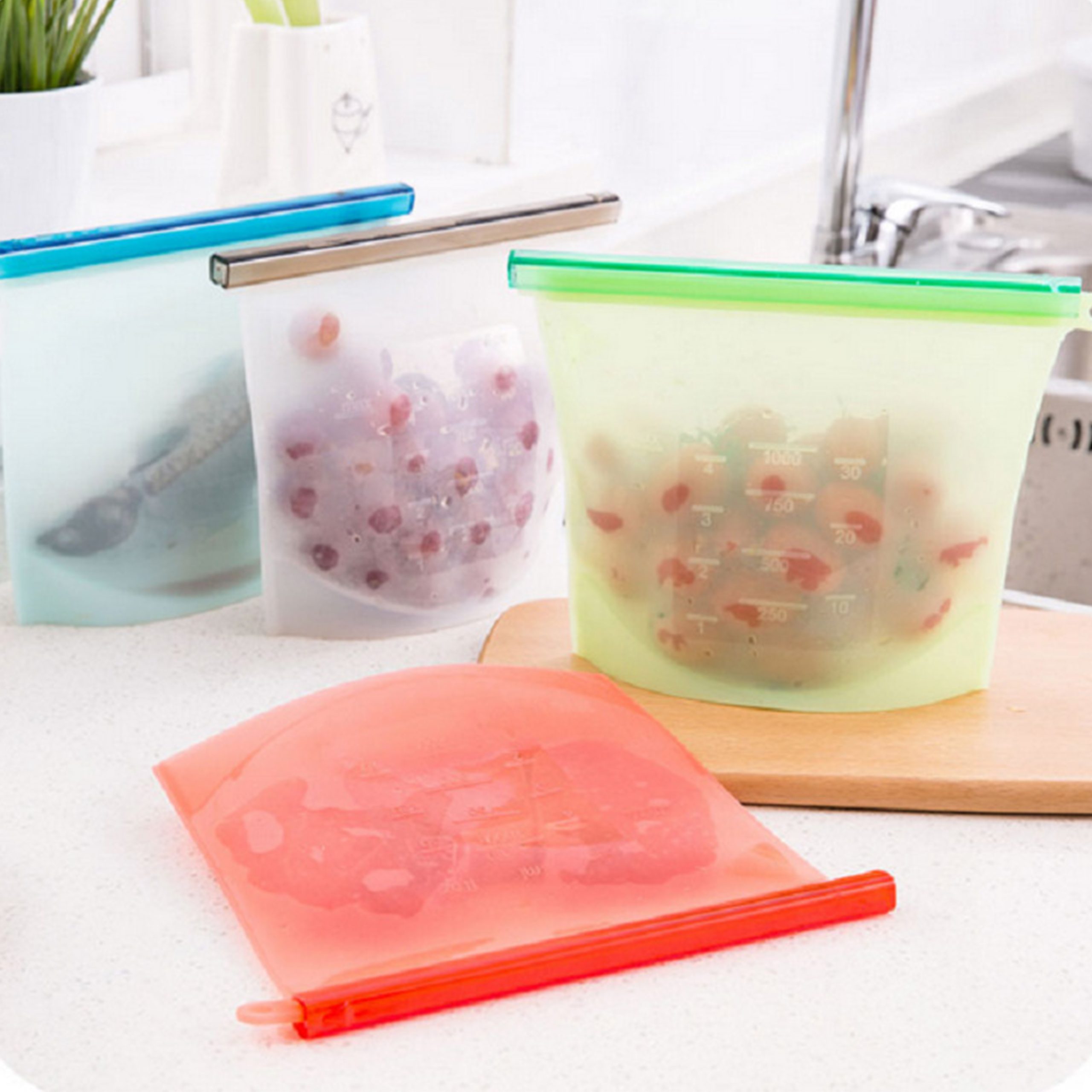 Silicone Reusable Storage Pouch - 1500ML - Image 10
